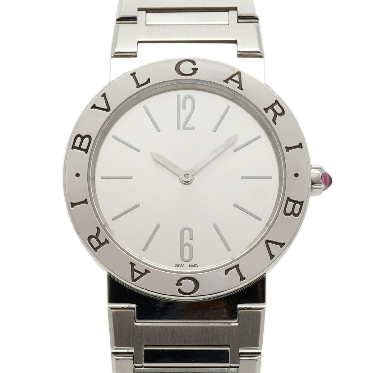 Bvlgari BB33S/103575 Silber Zifferblatt 33 mm Uhr