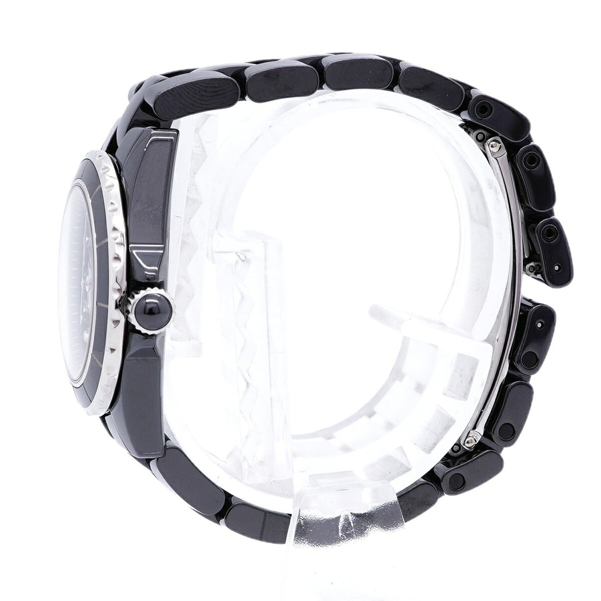 Chanel J12 8P Diamond H2569 Black Dial 28mm Watch