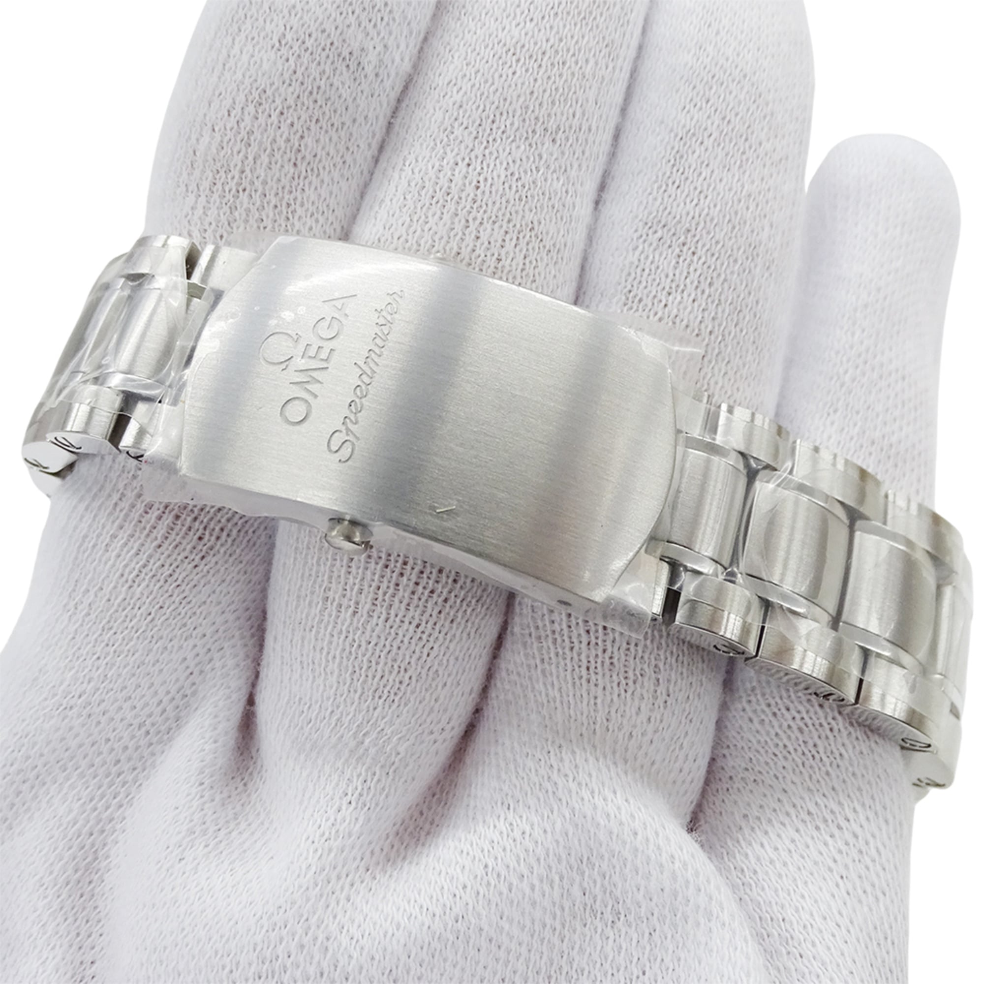 Omega Speedmaster Racing 326.30.40.50.01.001 herenhorloge, merknaam, Co-Axial-chronograaf, automatisch uurwerk, roestvrij staal (SS), zilver en zwart.