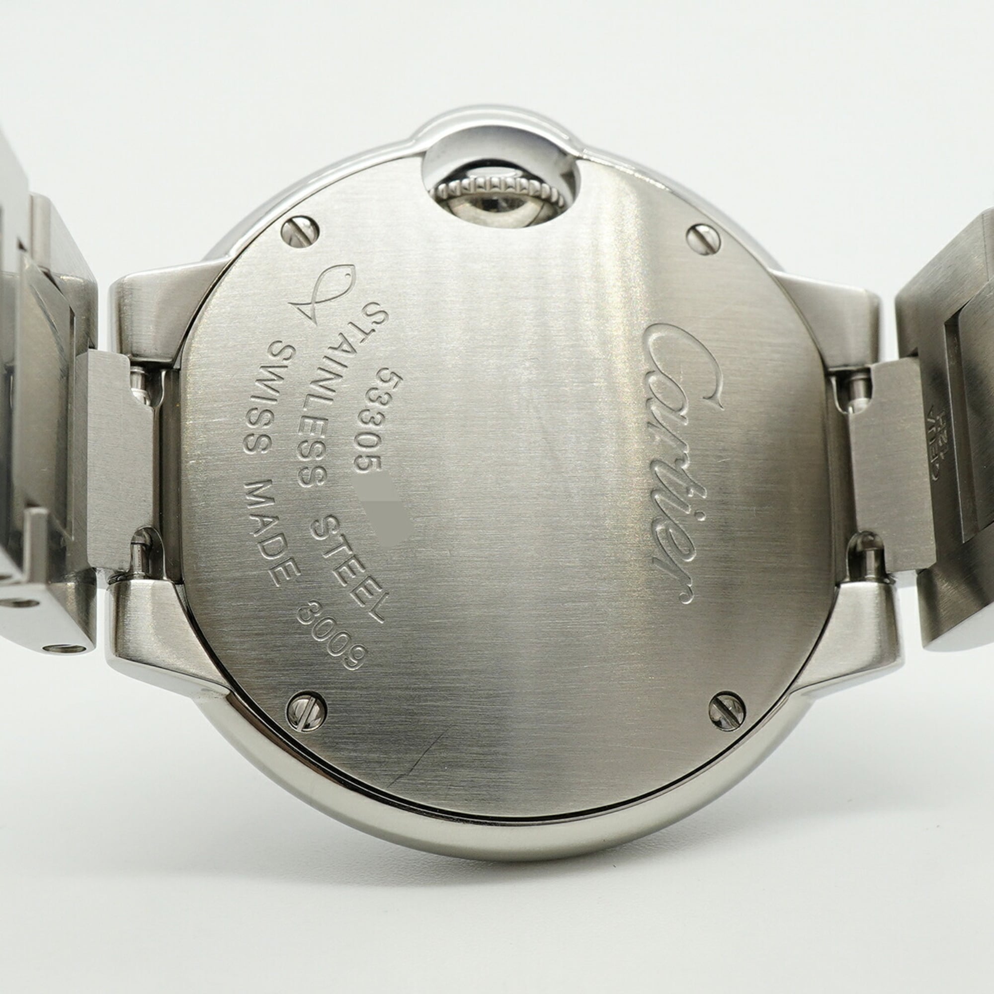 Montre Cartier Ballon Bleu SM W69010Z4, cadran argenté, 28 mm