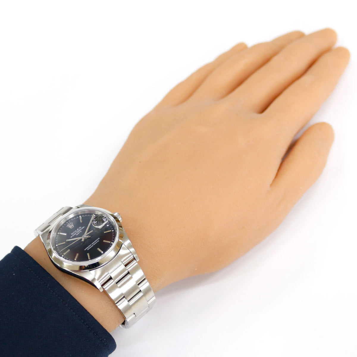 Montre Rolex Date Oyster Perpetual 15200 Noir Cadran 34 mm