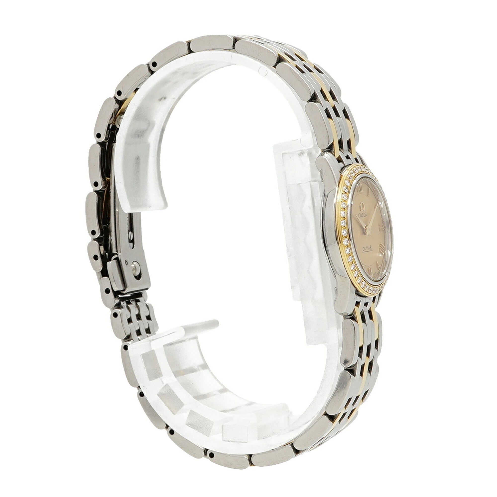 Omega De Ville Prestige 413.25.22.60.08.001 Gold Dial 22mm Watch