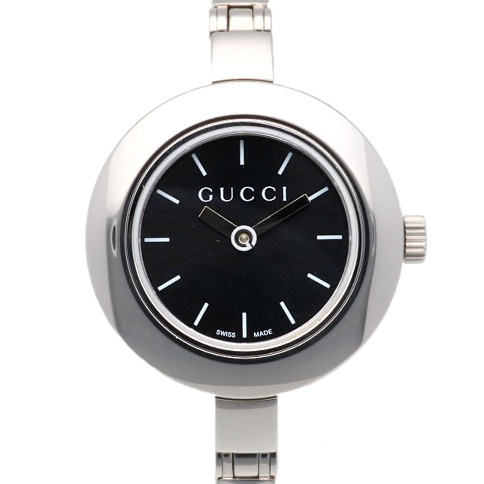 Gucci watch, stainless steel 105 quartz women's watch.