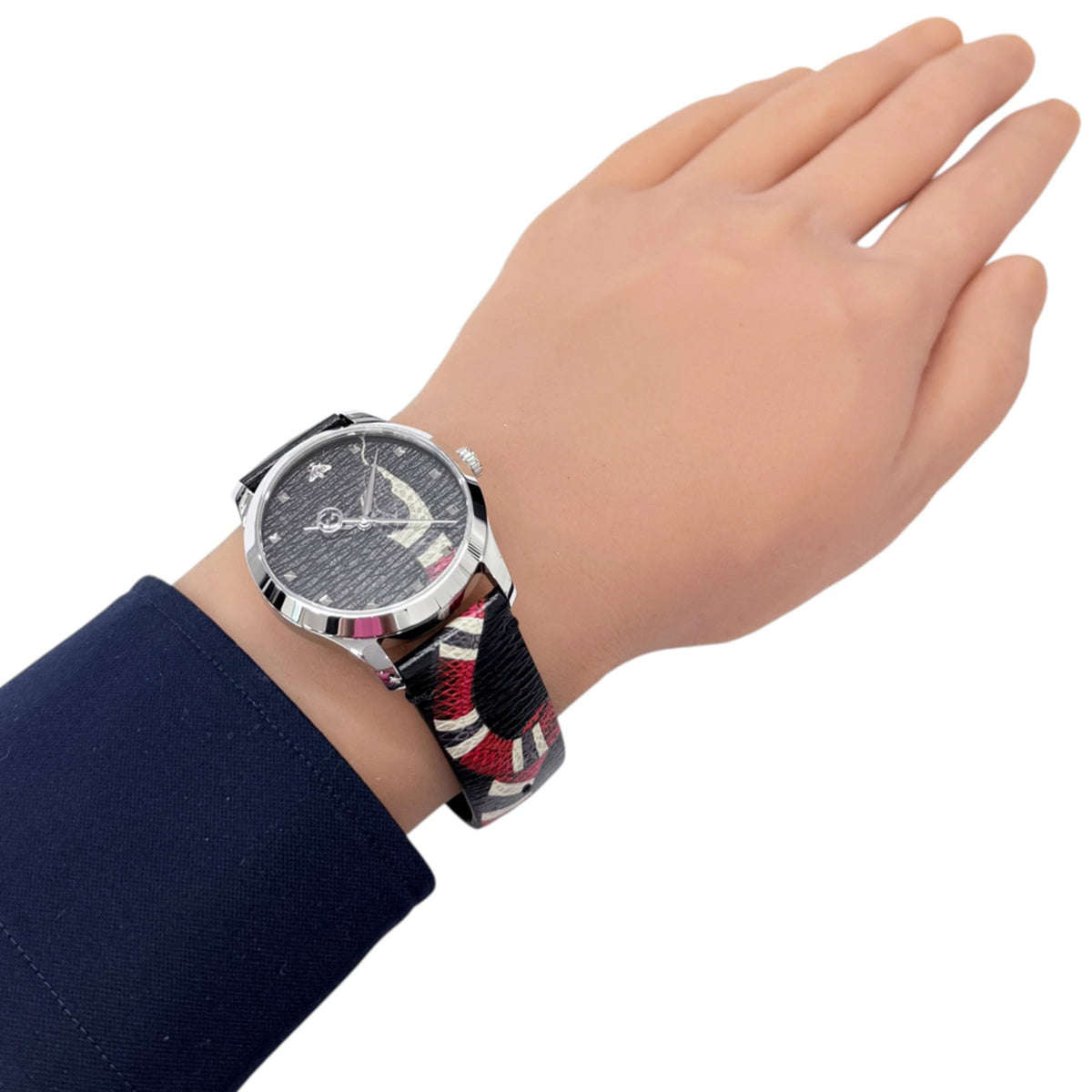 Montre Gucci G-Timeless YA1264007A/126.4 Noir avec cadran de 38 mm