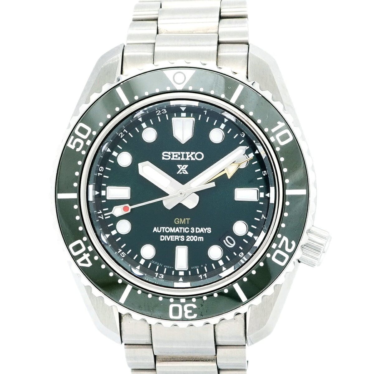 Seiko Prospex Diver Scuba GMT SBEJ009/6R54-00D0 Green Dial 42mm Watch