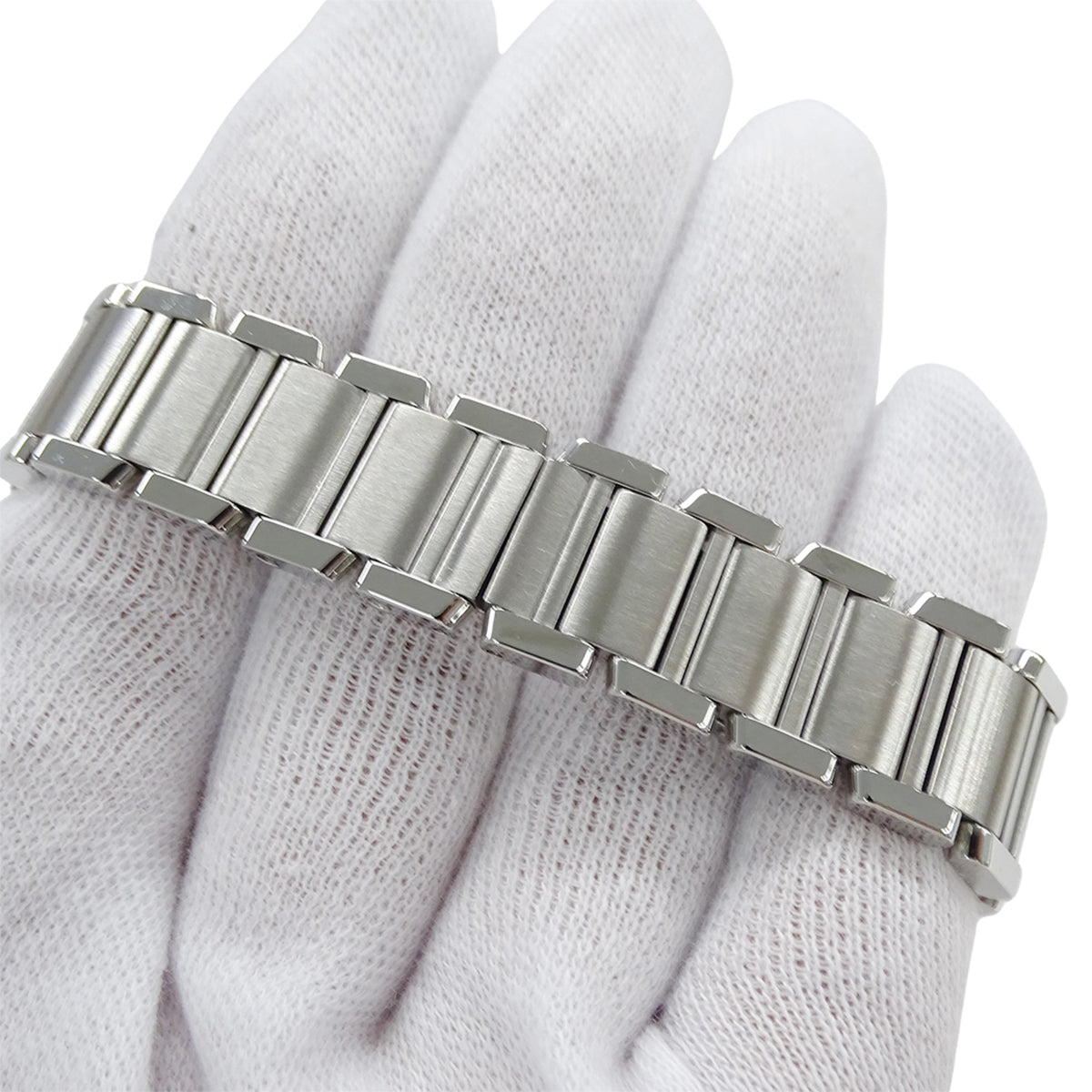 Cartier Tank Française SM W51008Q3 Elfenbein Zifferblatt 20 mm Uhr