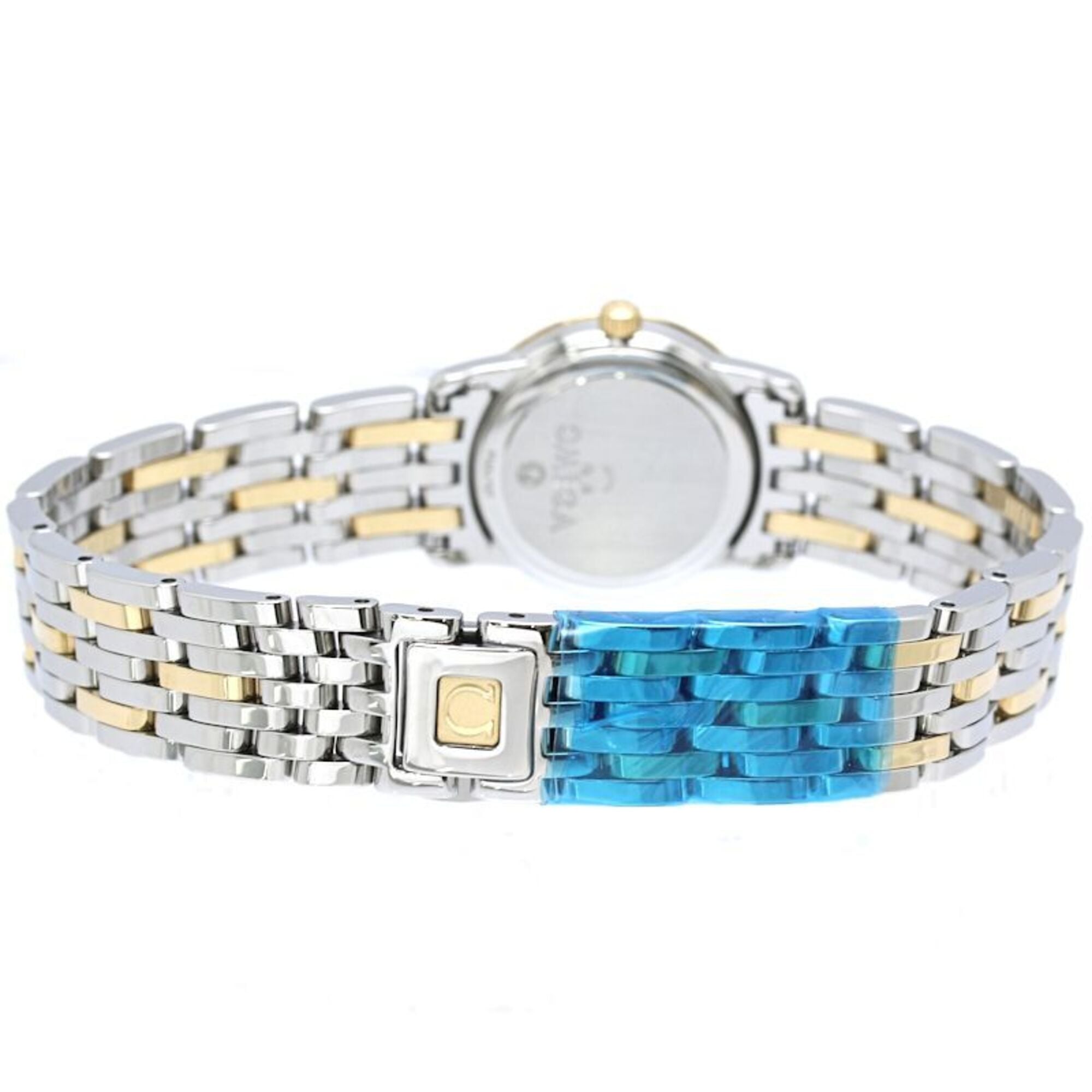 OMEGA De Ville Prestige Diamond Bezel 4375.71.00 Women's Watch K18YG xSS 40447