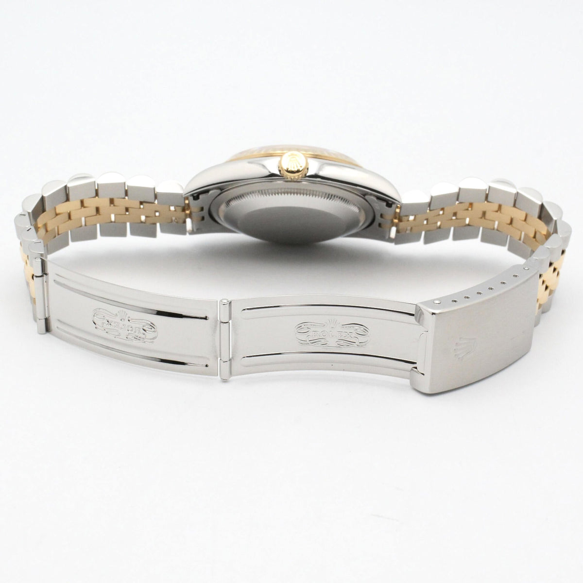 Rolex Datejust 10P Diamond 16233G Gray Dial 35mm Watch