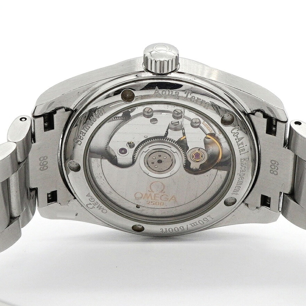 Omega Seamaster Aqua Terra 2504.8, blaues Zifferblatt, 36 mm Uhr