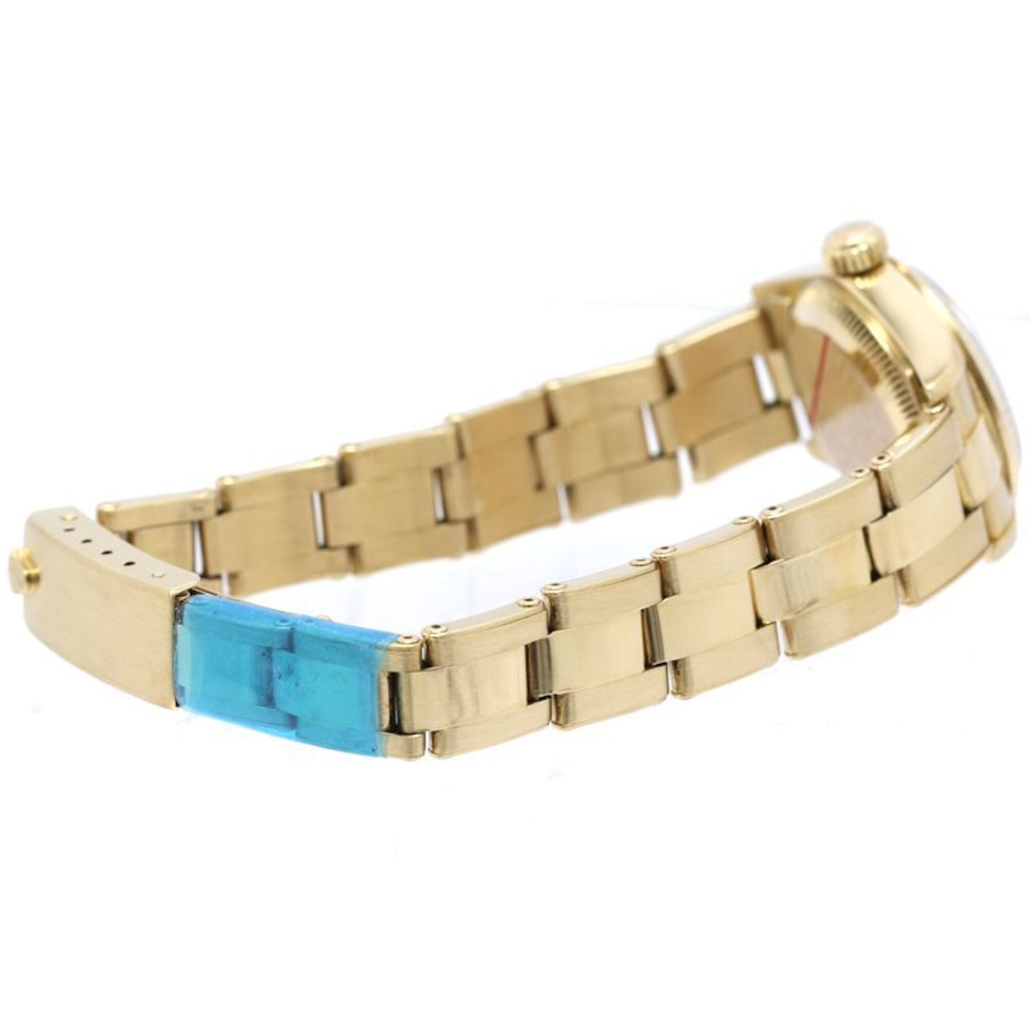 Rolex Oyster Perpetual 11P Diamond 67198G Black Dial 24mm Watch