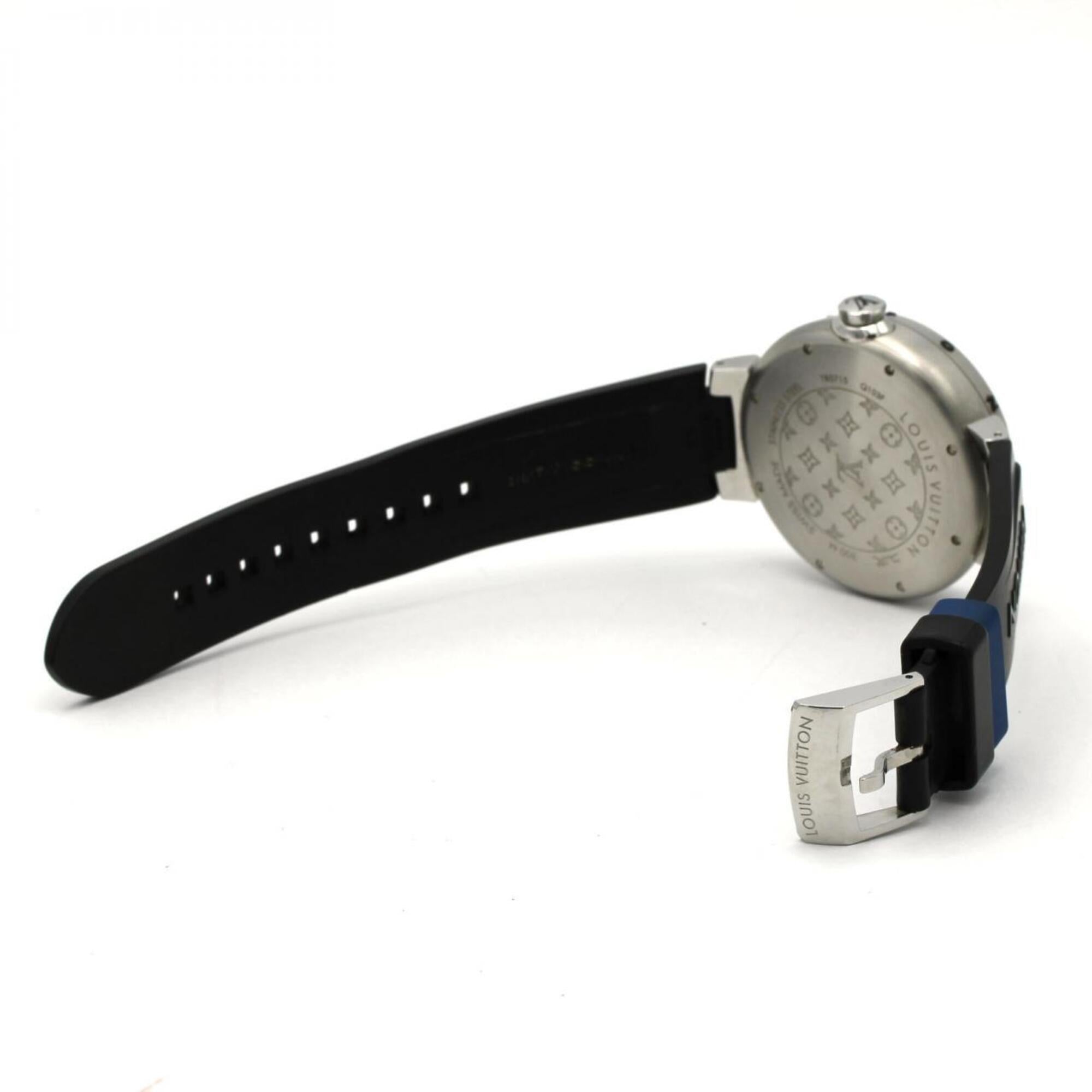 Louis Vuitton Tambour Diving Blue Q103F Blue Dial 44mm Watch