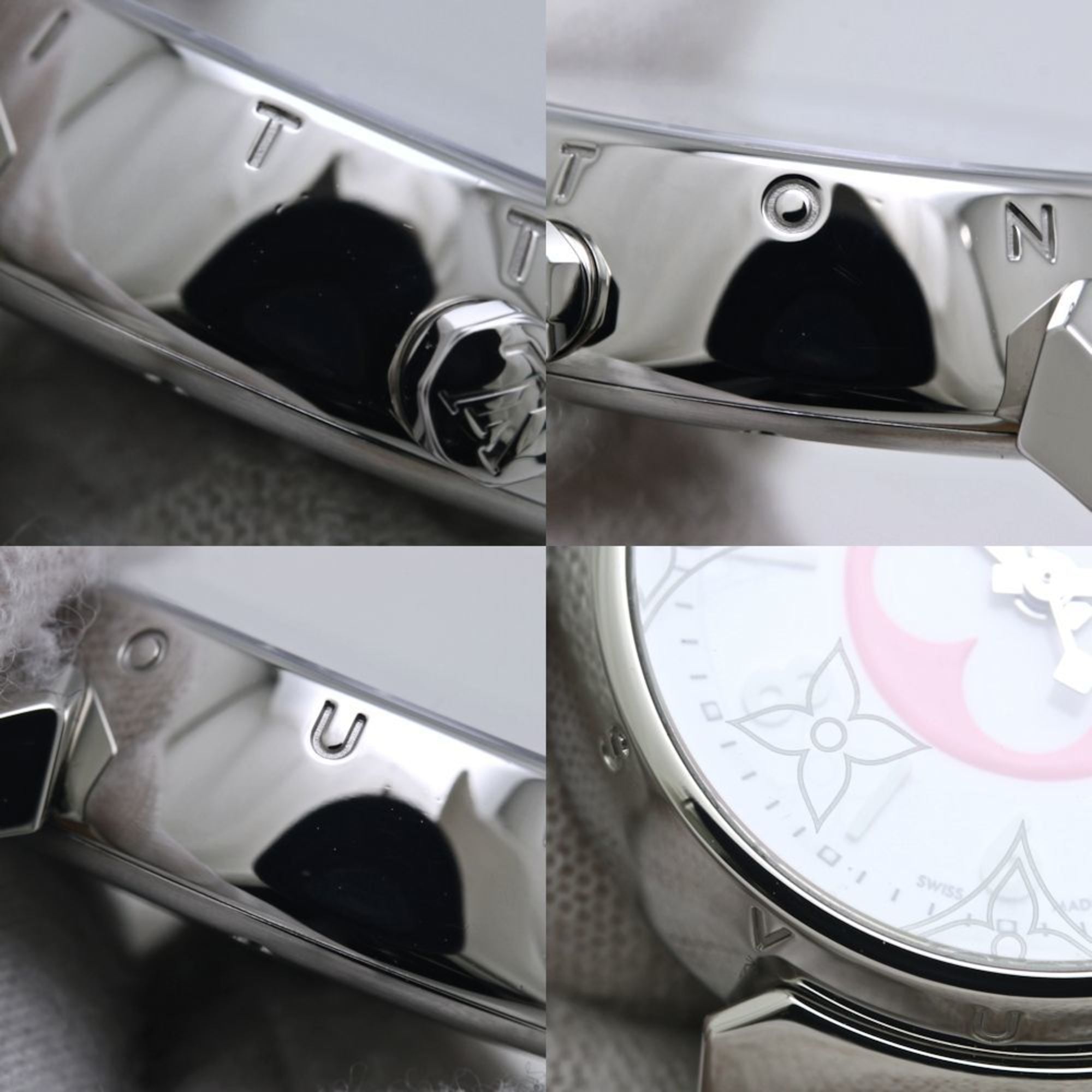 LOUIS VUITTON Tambour PM Azur 28 mm QA007Z Dameshorloge, exclusief verkrijgbaar in Japan 40162
