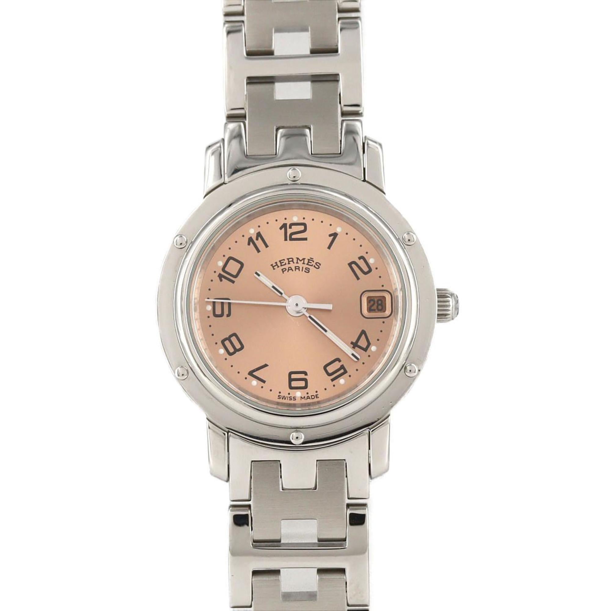 HermÃ¨s Clipper CL4.210 Stainless Steel Quartz Watch