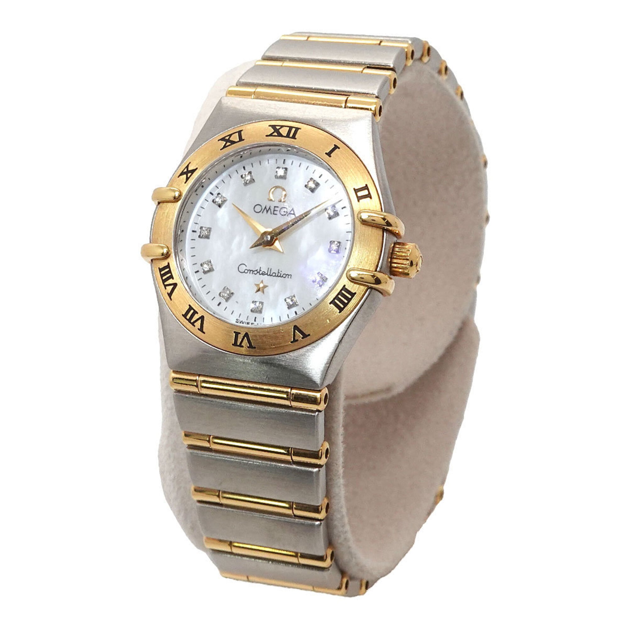Omega Constellation 1262 75 White Dial 22mm Watch