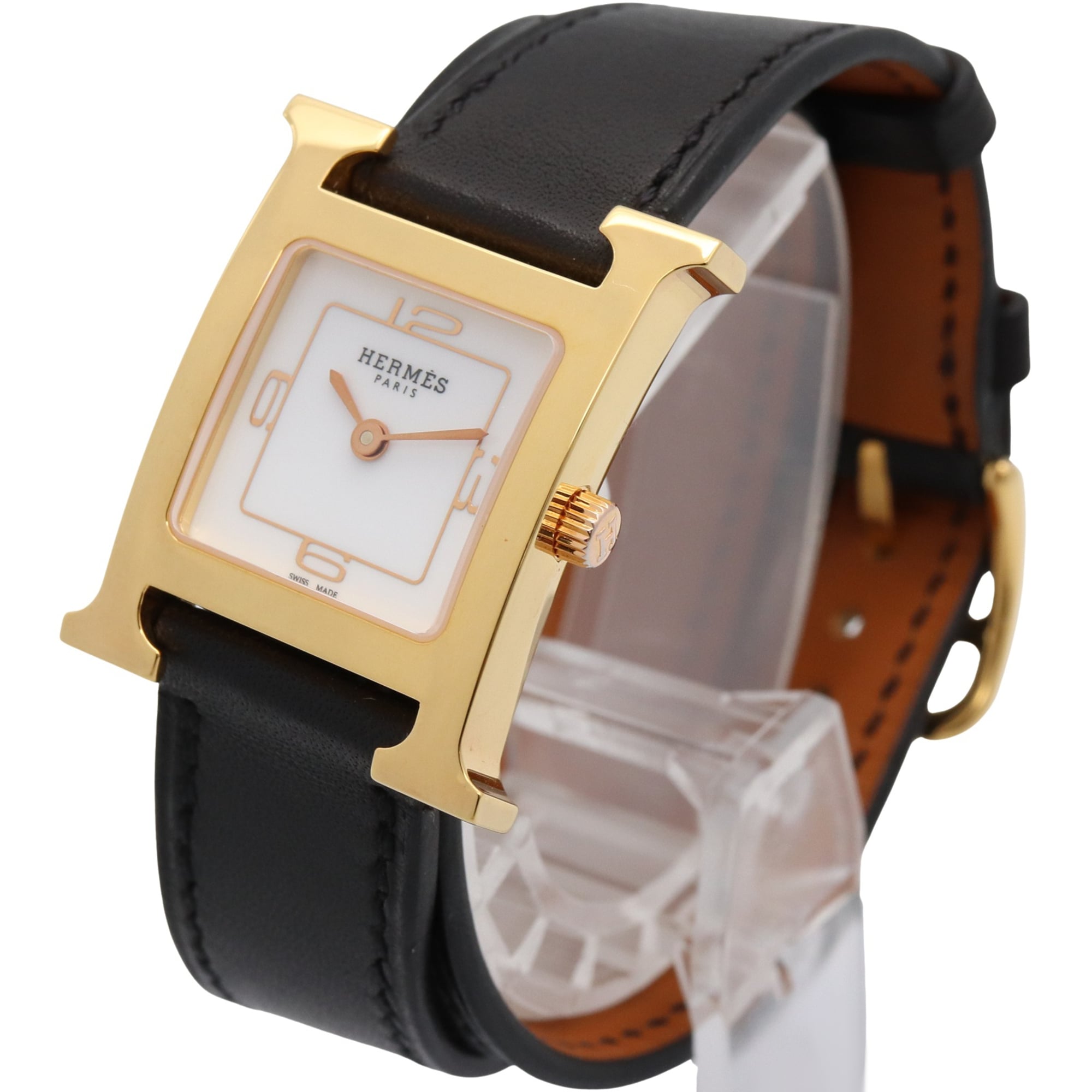 Hermes H- Double Tour 21mm White