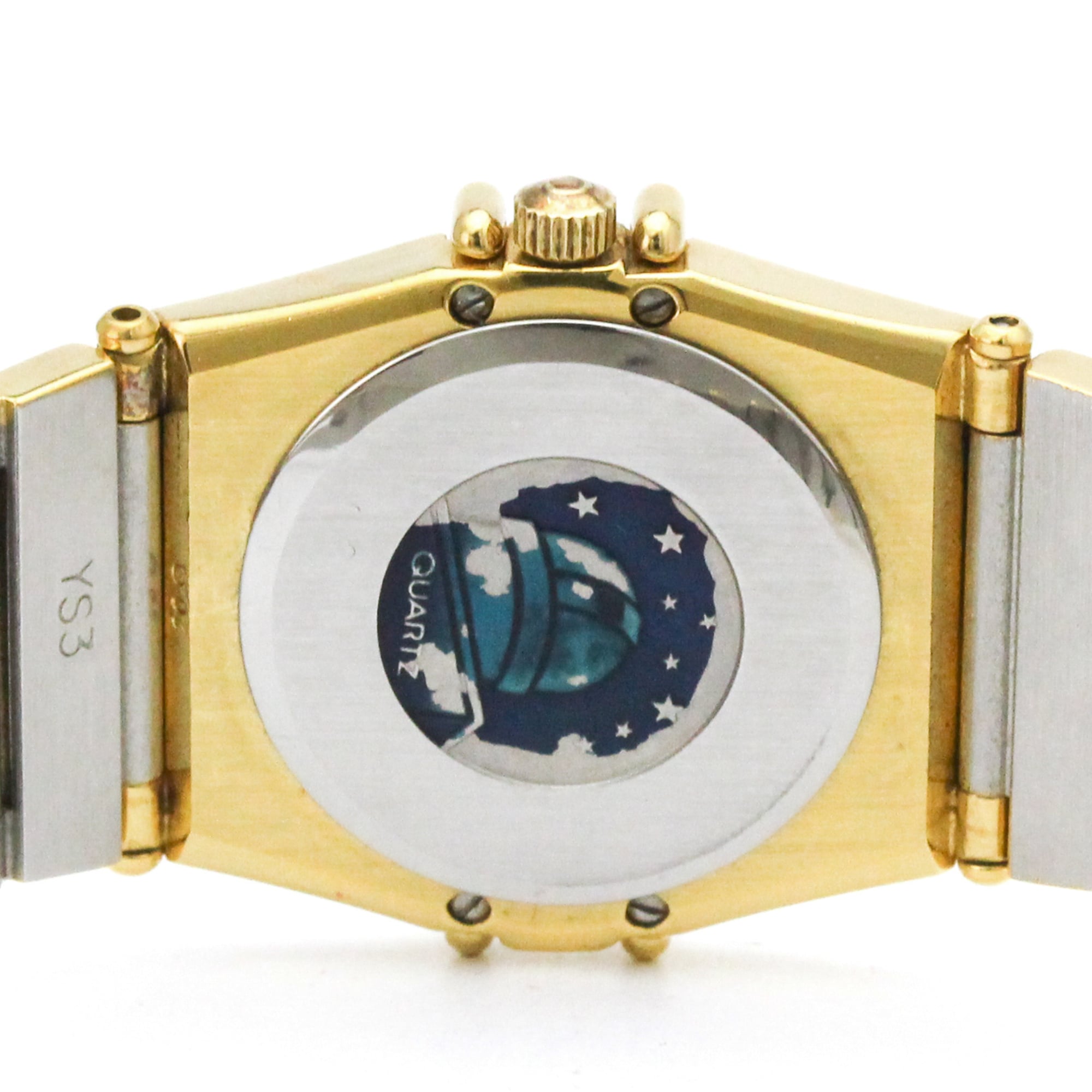 Montre Omega Constellation 7951076 à cadran doré, 22 mm