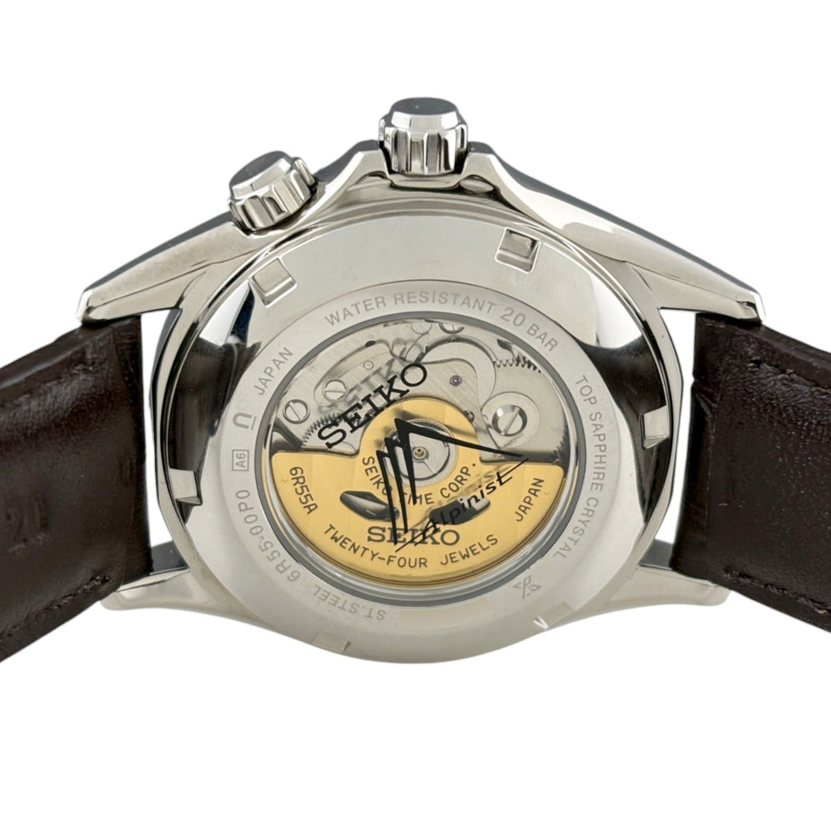 Seiko Prospex Alpinist 6R55-00P0 Grün Zifferblatt 43 mm Uhr