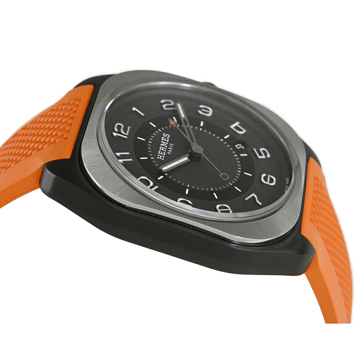 Hermes H08 SP1.741a Zwart, grijze wijzerplaat 39mm Horloge