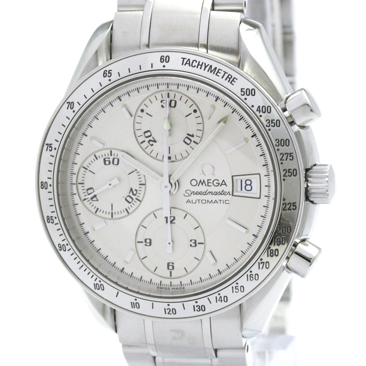 Omega Speedmaster 3513.3 Silver Dial 39mm Watch