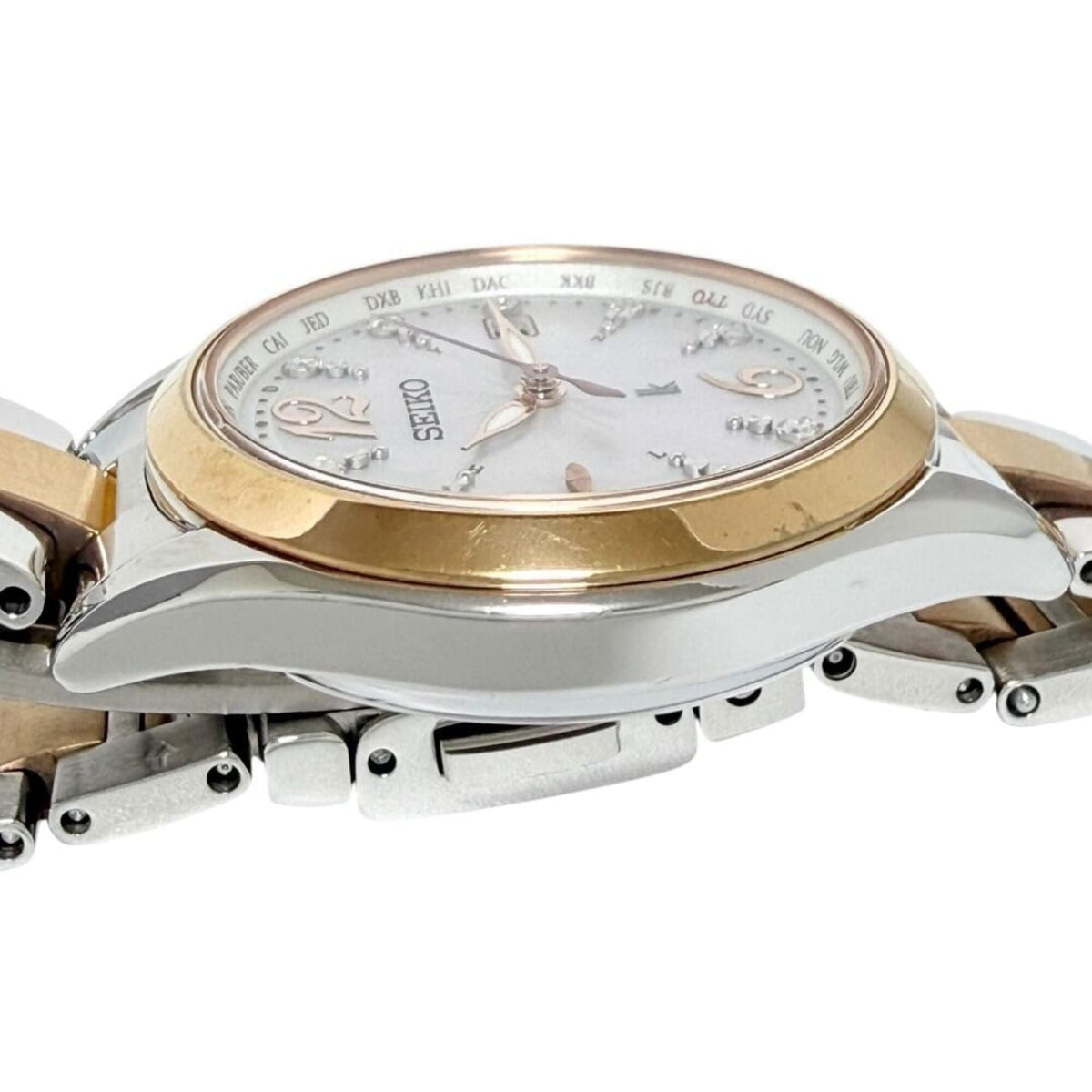 Seiko Lukia SSQV038 White shell Dial 28mm Watch