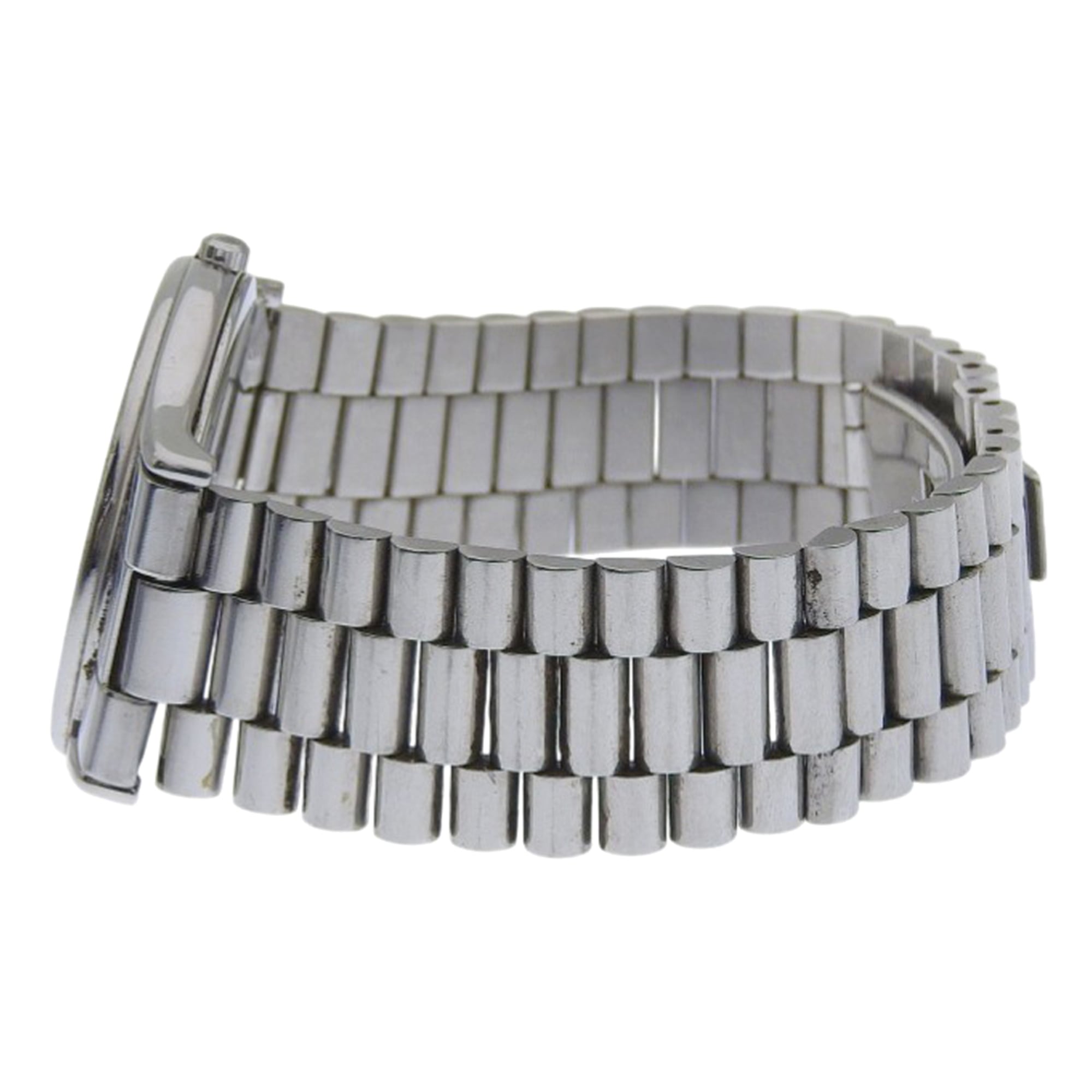 Montre classique Tiffany &amp; Co., acier inoxydable, Quartz, analogique, cadran Blanc, unisexe