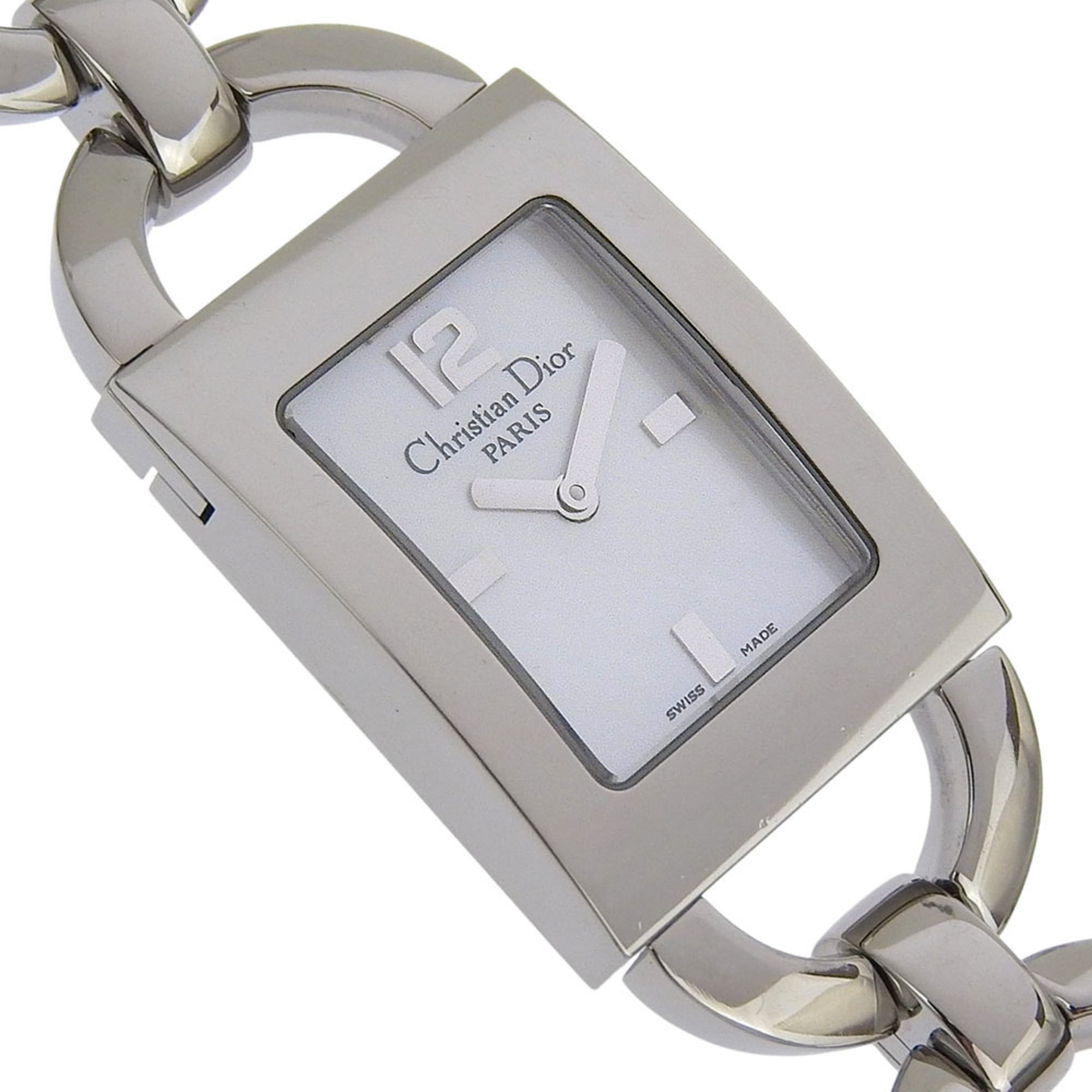 Dior Maris Watch D78-109, Stainless Steel, Quartz, Analog Display, Whi