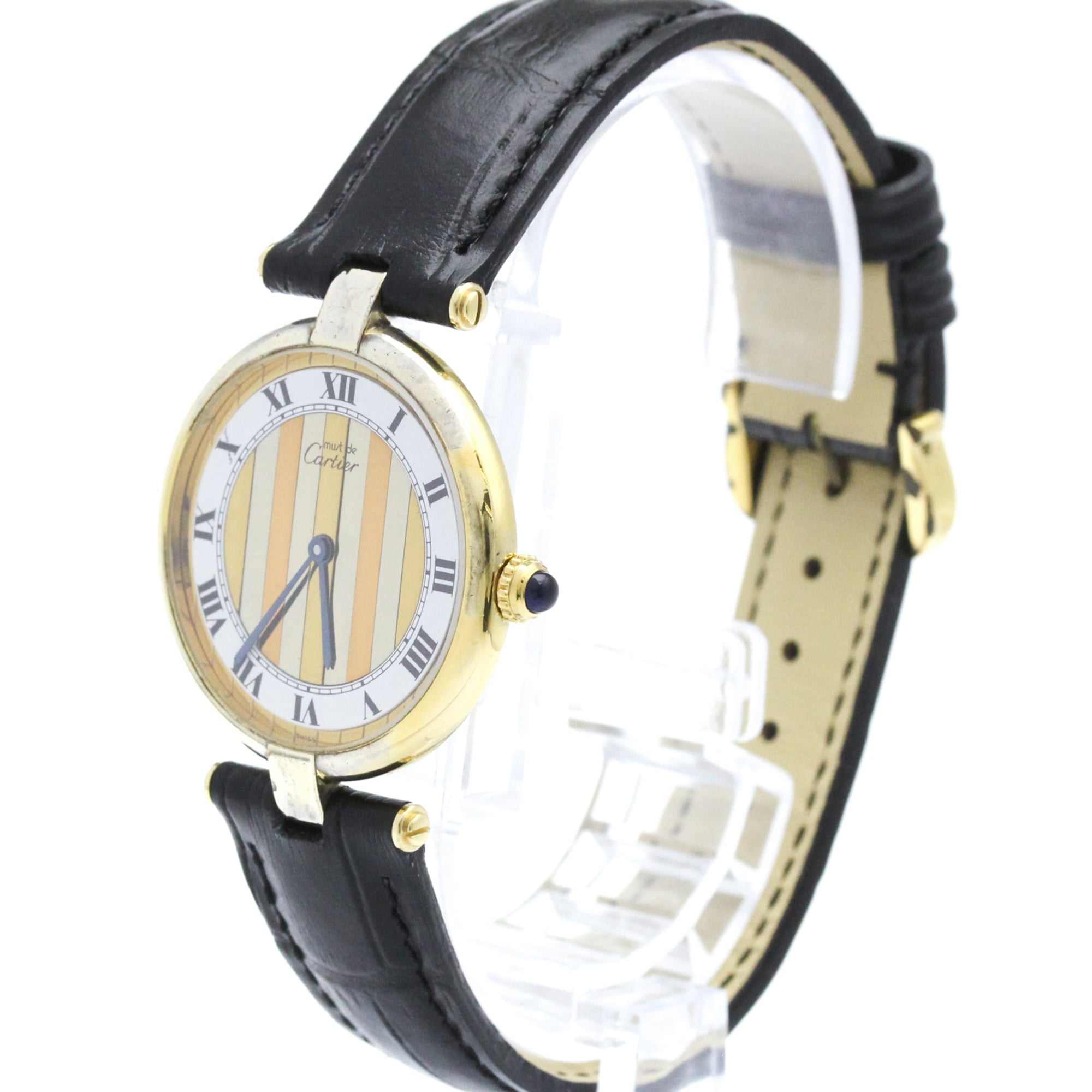 Cartier Must 590000 Gold Dial 30mm Watch