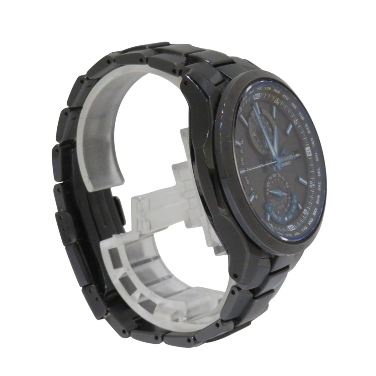 Casio Oceanus Titanium radiogestuurde OCW-T1000 horloge met wijzerplaat van 45 mm