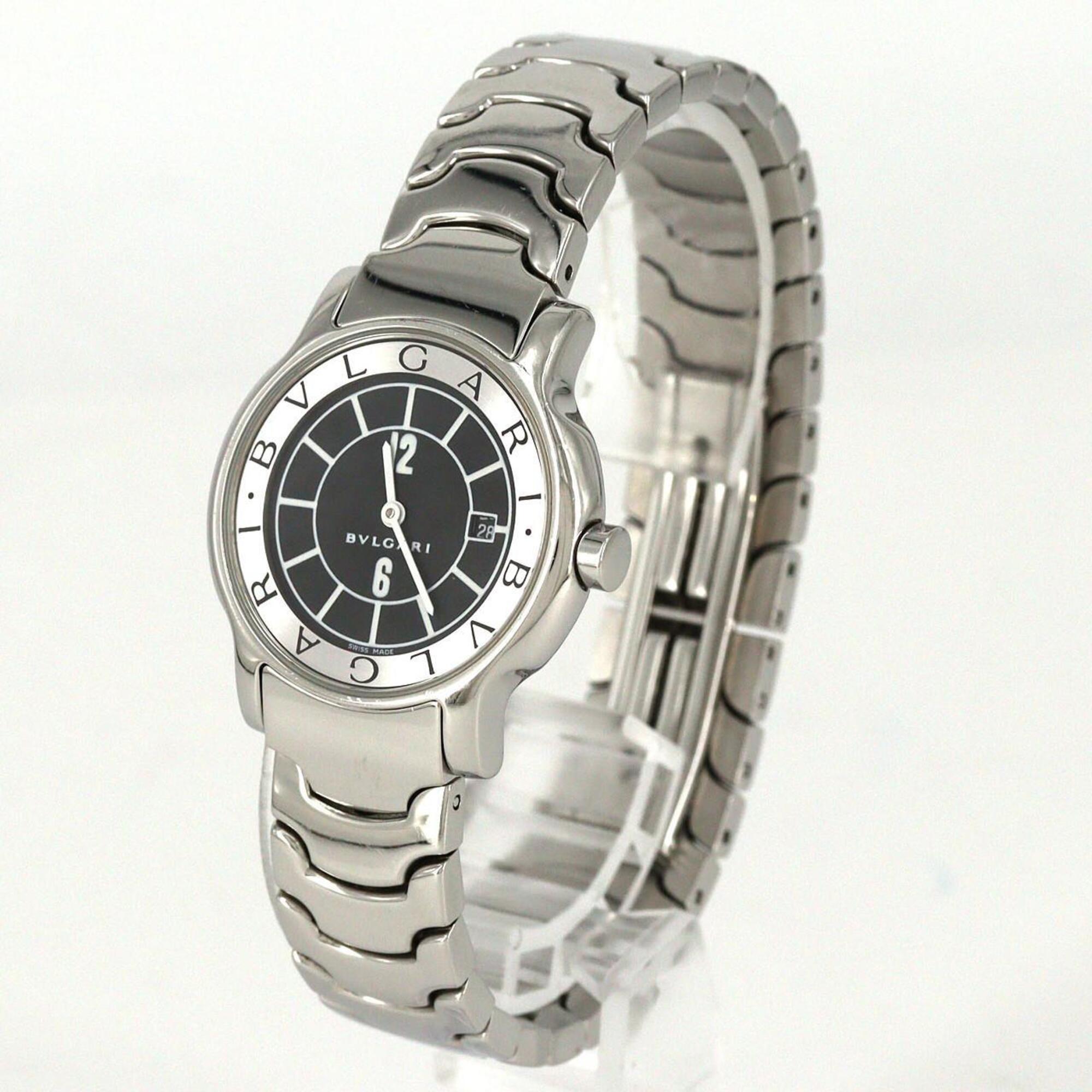 Bvlgari Bulgari Solotempo ST29S/ST29BSSD Black Dial 29mm Watch