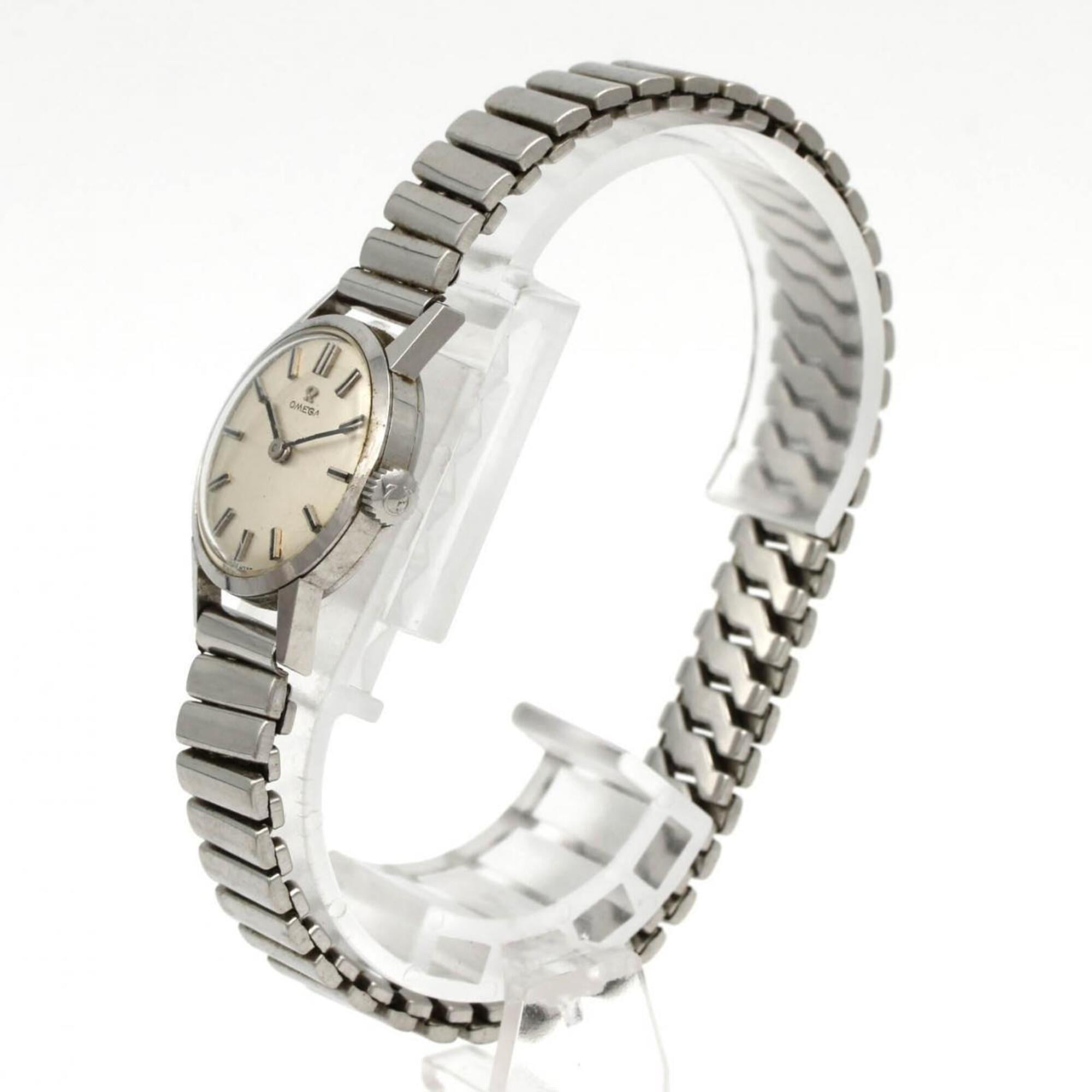 Omega Silver Dial 21mm Watch