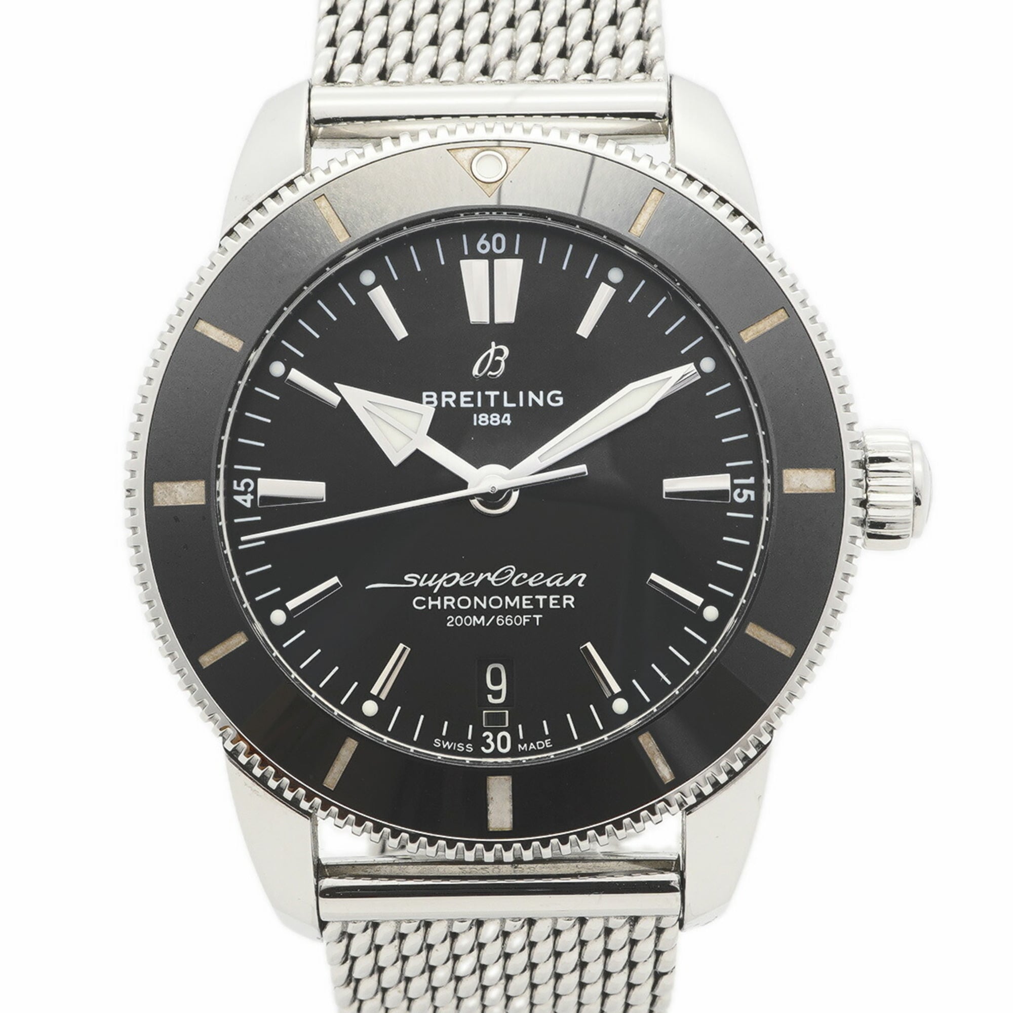 Breitling Superocean Heritage B20 Automatic 44 AB2030 Black Dial Men's Watch