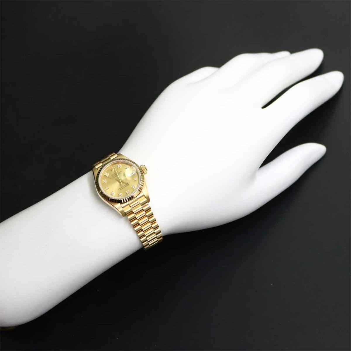 Rolex Datejust 69178G Champagner Zifferblatt 26 mm Uhr