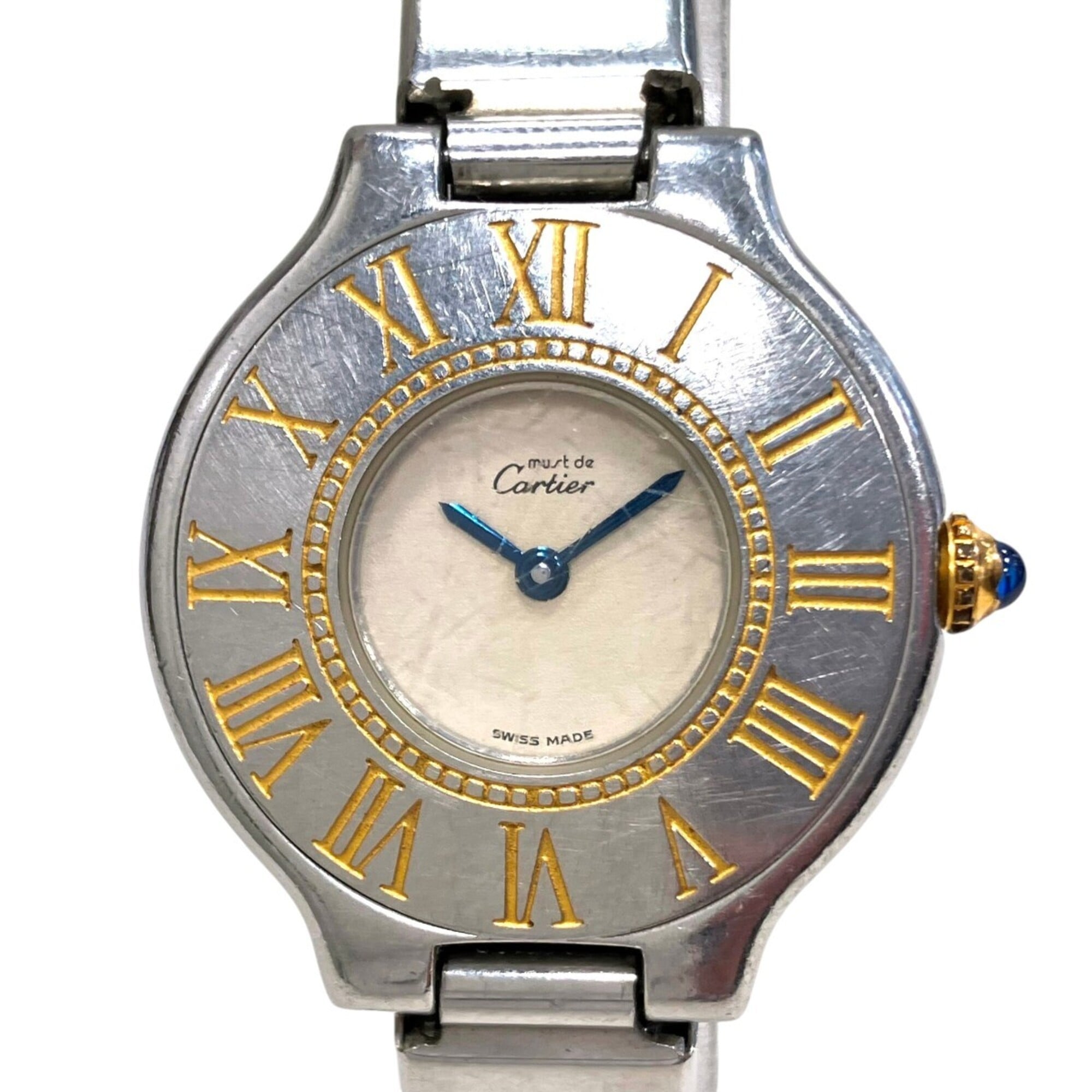 Cartier Must 21 Vingt-et-un SM watch, total weight 32g, stainless stee