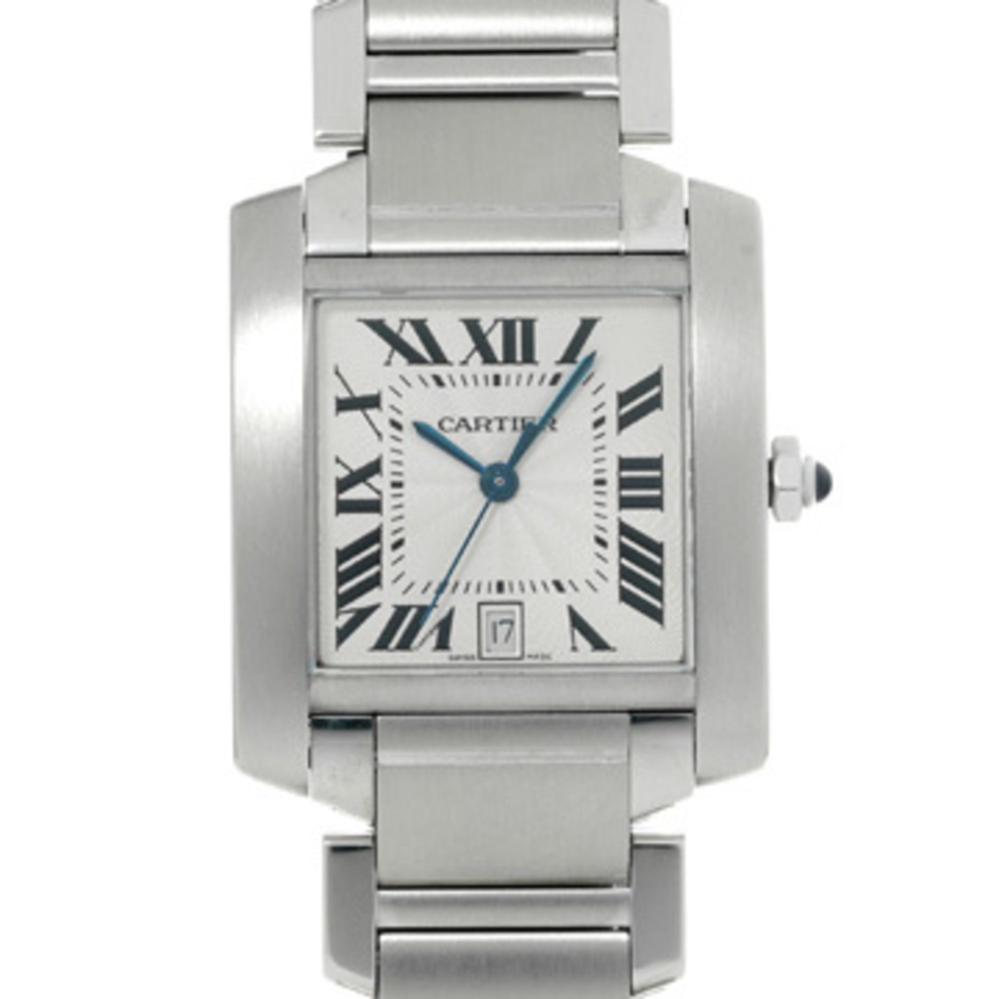 Cartier Tank Française LM W51002Q3 Silver Men's Automatic Watch (Pre-owned) - Ginzo