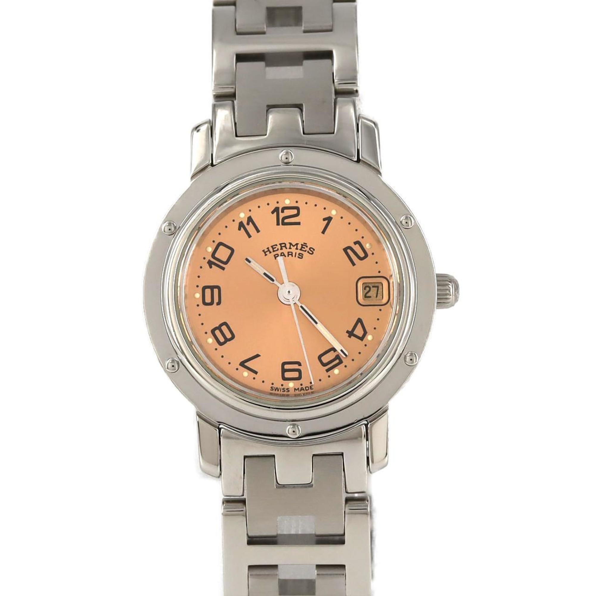 HermÃ¨s Clipper CL4.210 Stainless Steel Quartz Watch