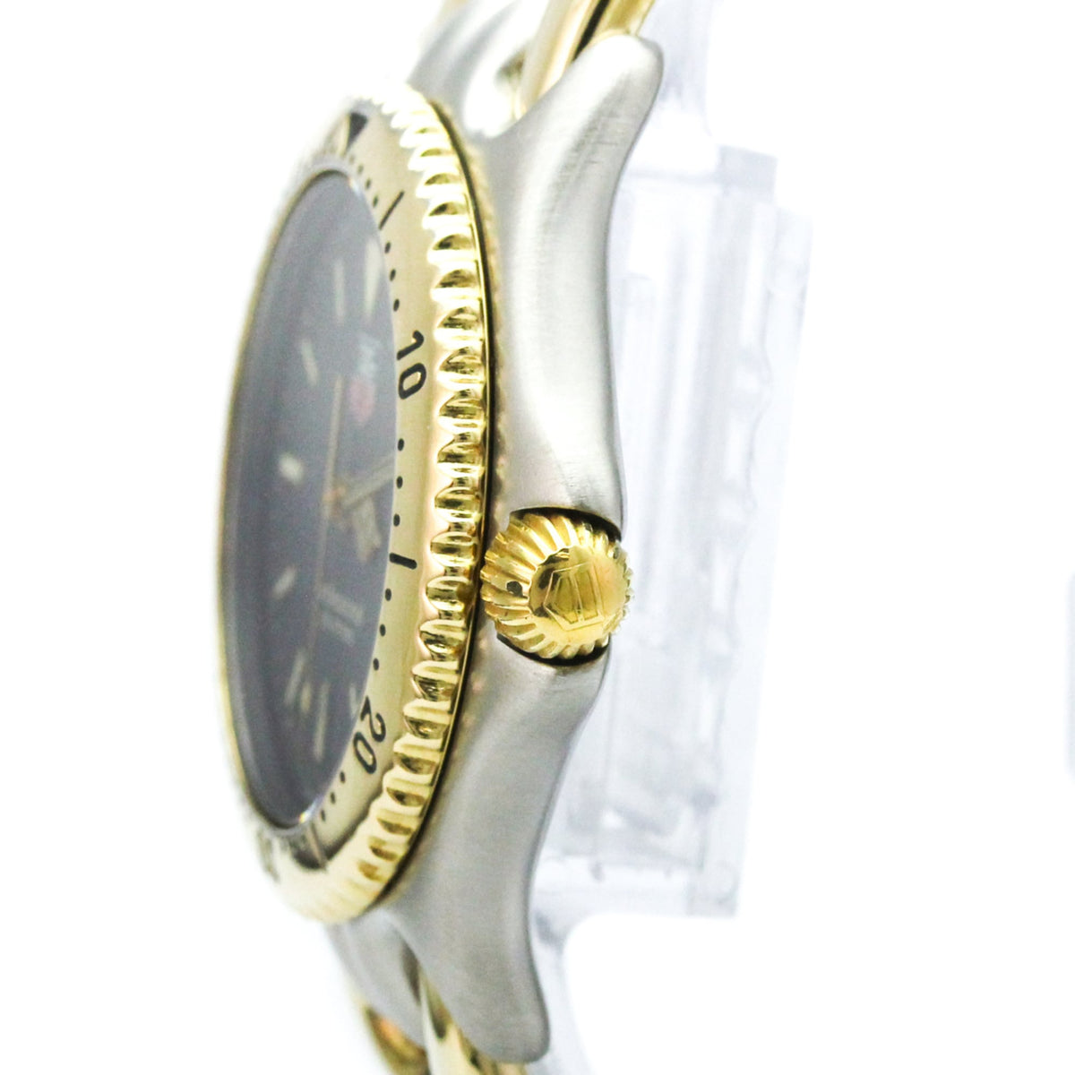 TAG Heuer Sel S95.213, graues Zifferblatt, 34 mm Uhr