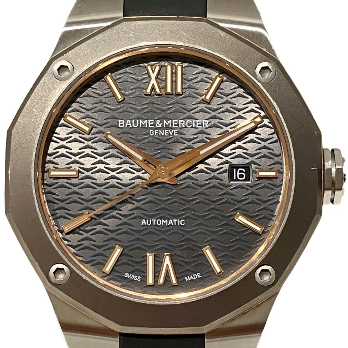 Baume & Mercier Riviera M0A10660, graues Zifferblatt, 42 mm Uhr