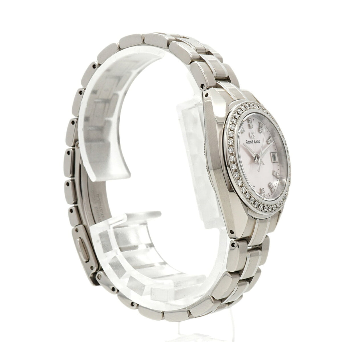 Grand Seiko Grand Heritage Collection mit Diamantlünette STGF383/4J52-0AD0 Rosa Zifferblatt 25 mm Uhr