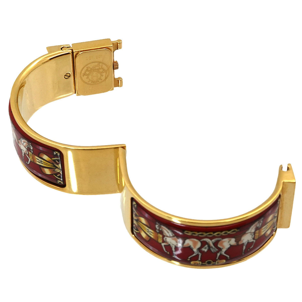 Hermes Loquet LO1.201, goldenes Zifferblatt, 20 mm Uhr