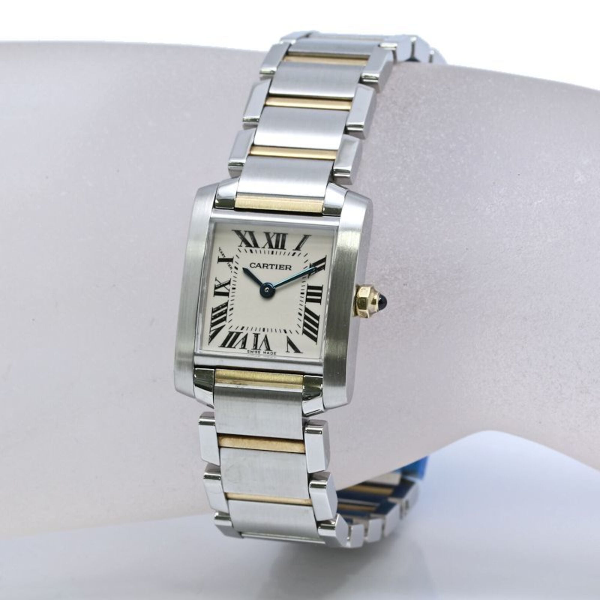 Cartier Tank Francaise W51007Q4 Ivory Dial 20mm Watch