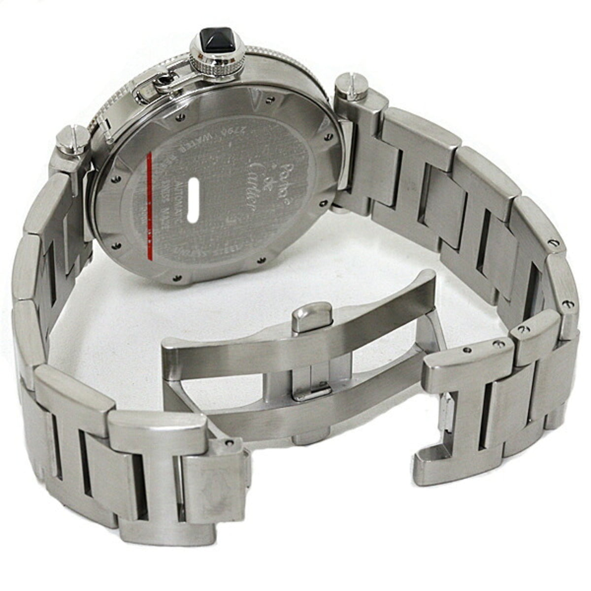 Cartier Pasha Seatimer W31077M7 Black Dial 40mm Watch