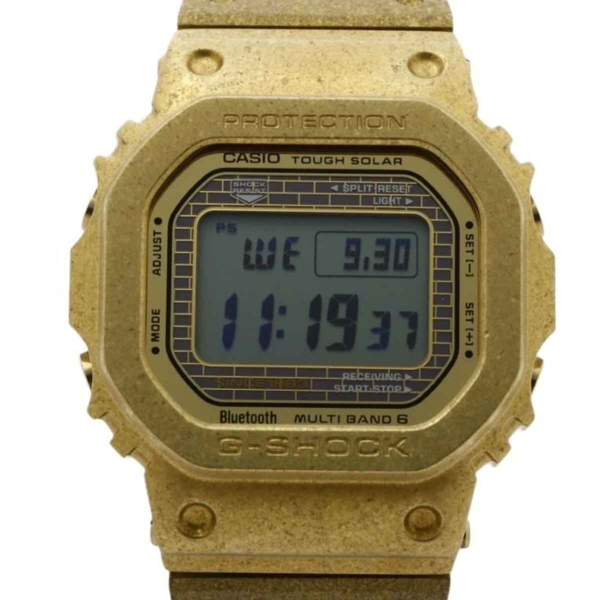 Casio G-SHOCK 40th Anniversary RECRYSTALLIZED FULL METAL 5000 SERIES GMW-B5000PG-9JR Gold Dial 43mm Watch