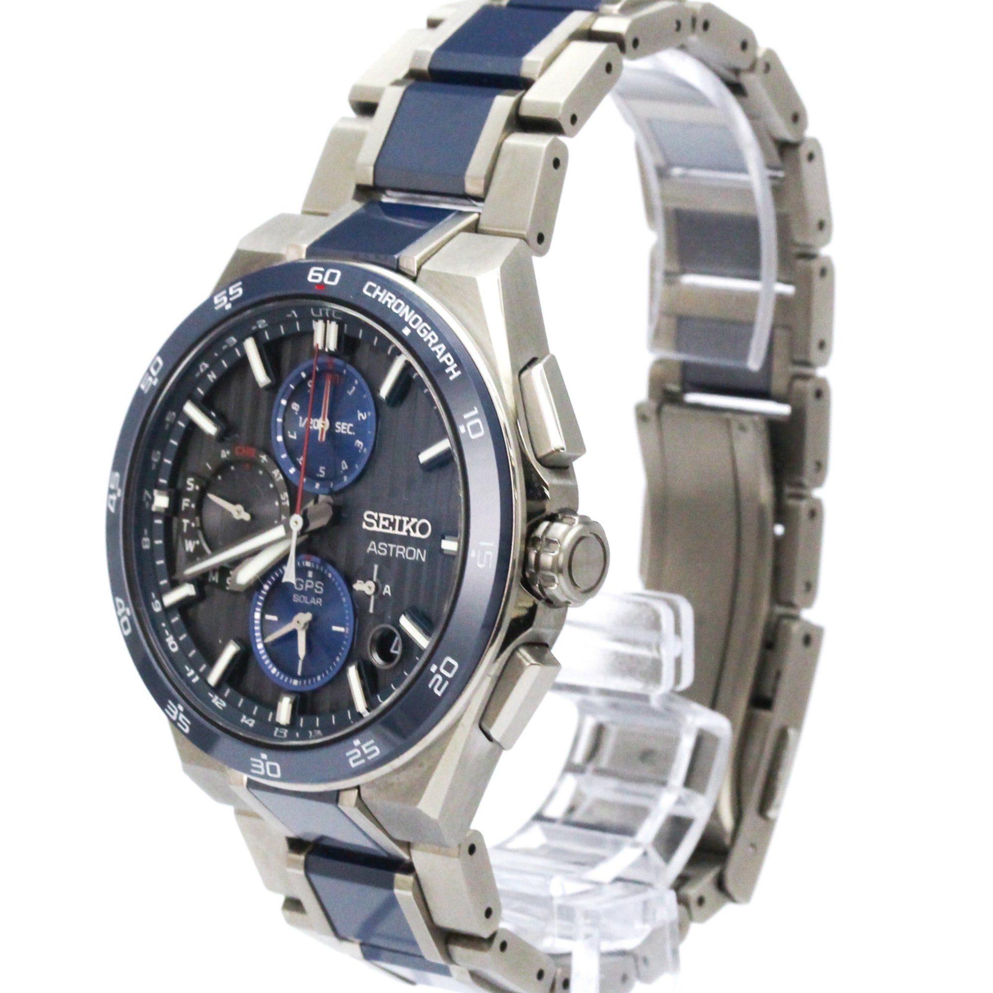 Seiko Astron SBXC165(05X83-0AF0) Blue Dial 43mm Watch