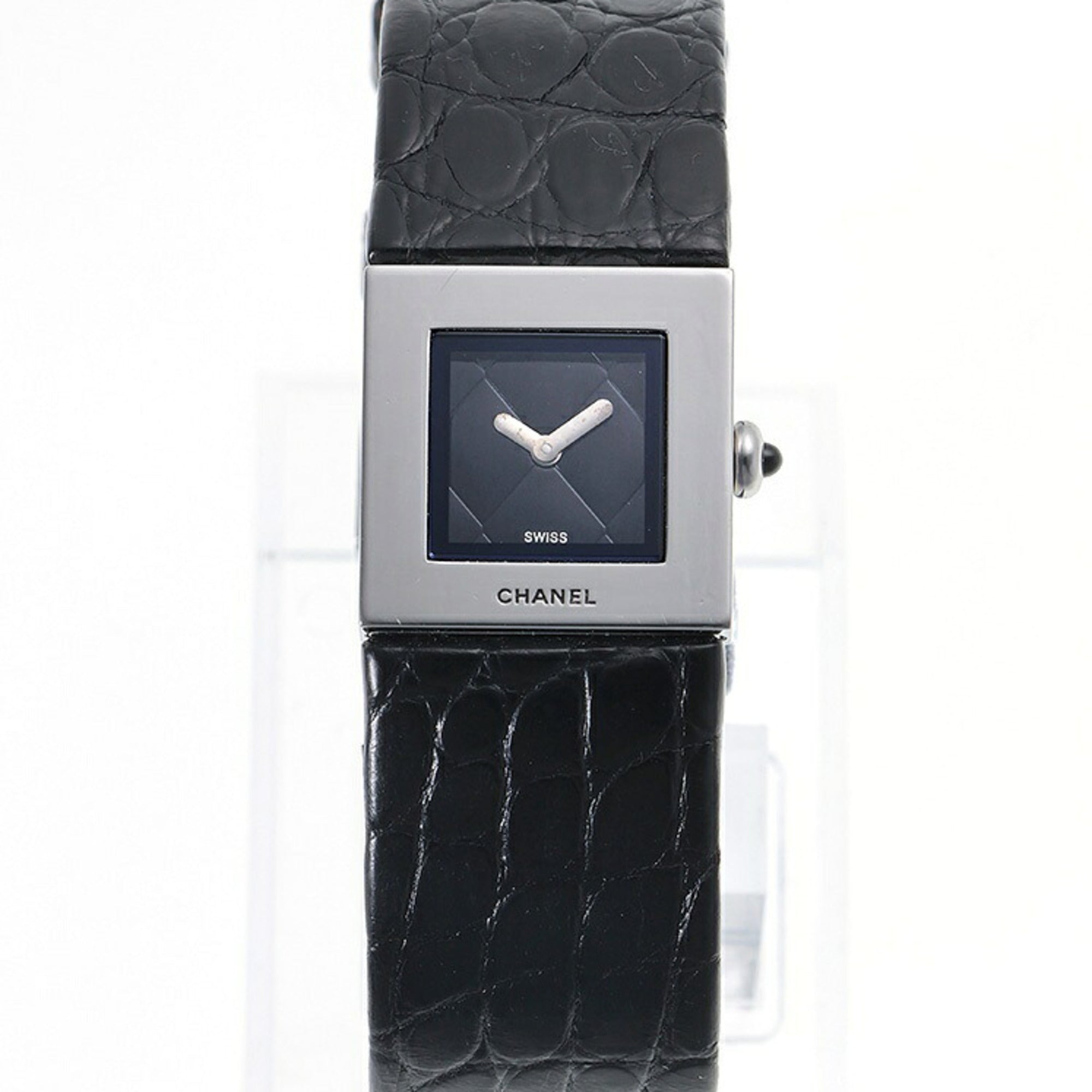 Chanel Matelassé H0116 Schwarz Zifferblatt 19 mm Uhr