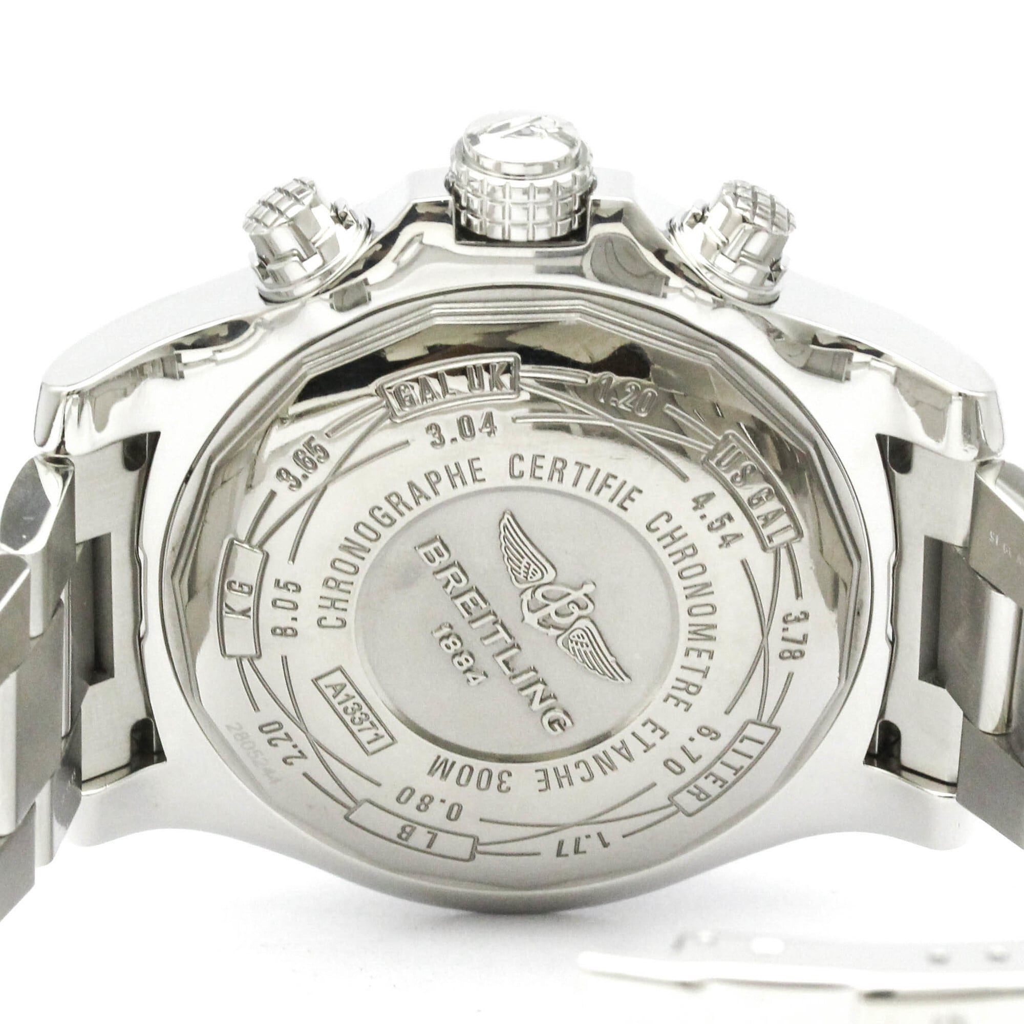 BREITLING Super Avenger ll Chronograph Steel Mens Watch A13371