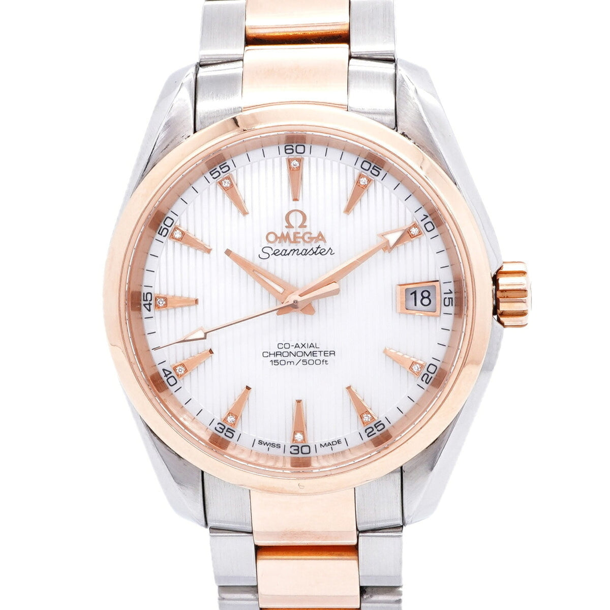 Omega Seamaster Aqua Terra 231.20.39.21.55.001 Weiß Zifferblatt 38 mm Uhr