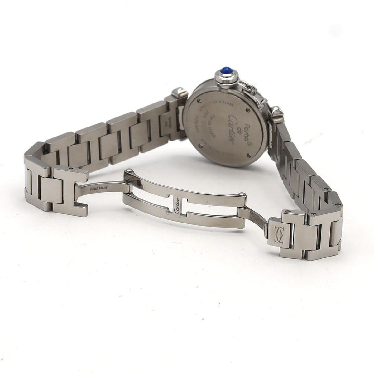 Cartier Miss Pasha W3140007 Silver Dial 27mm Watch