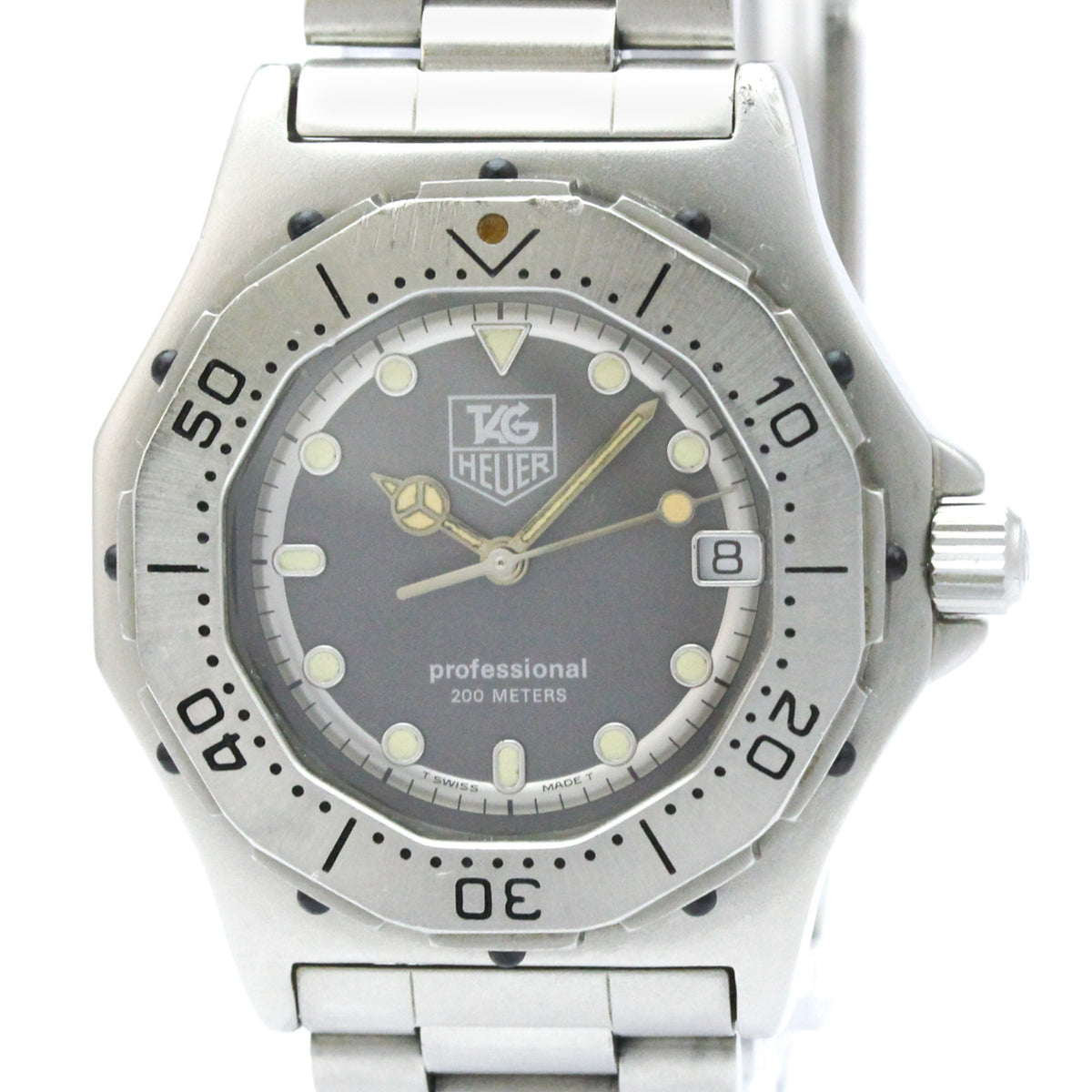 TAG Heuer 3000-serie 932.213 Horloge met grijze wijzerplaat, 34 mm
