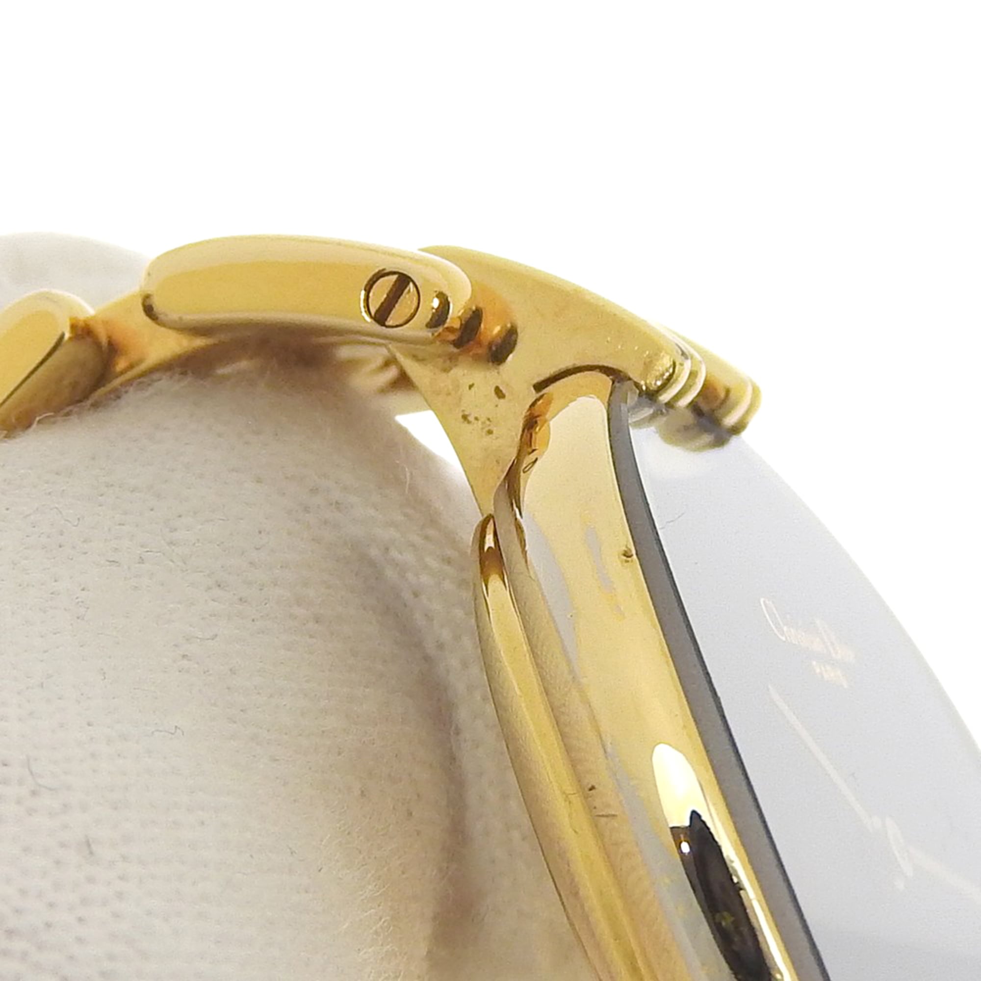 Christian Dior Bakira-horloge D46.154.4, roestvrij staal, quartz, analoog display, zwarte wijzerplaat, dameshorloge
