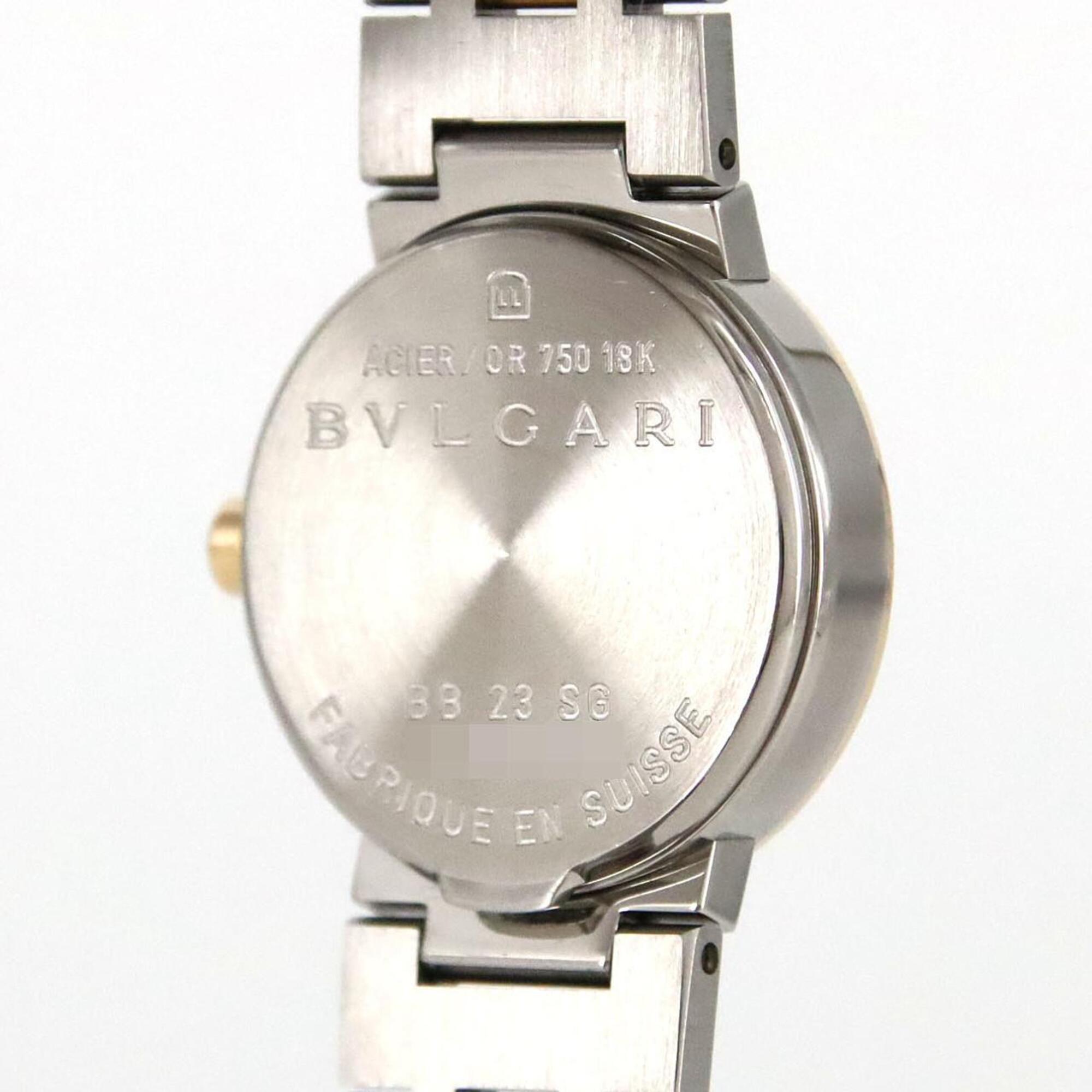 Bvlgari Combination BB23SG/BB23SGD Black Dial 23mm Watch